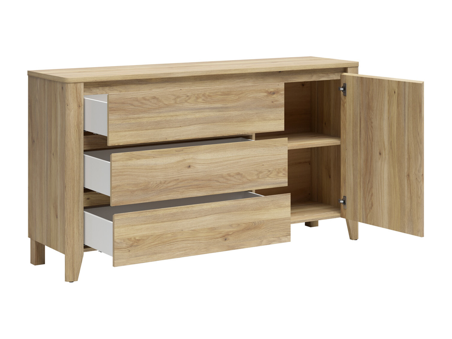 Commode Talduno 105 (Chêne clair)
