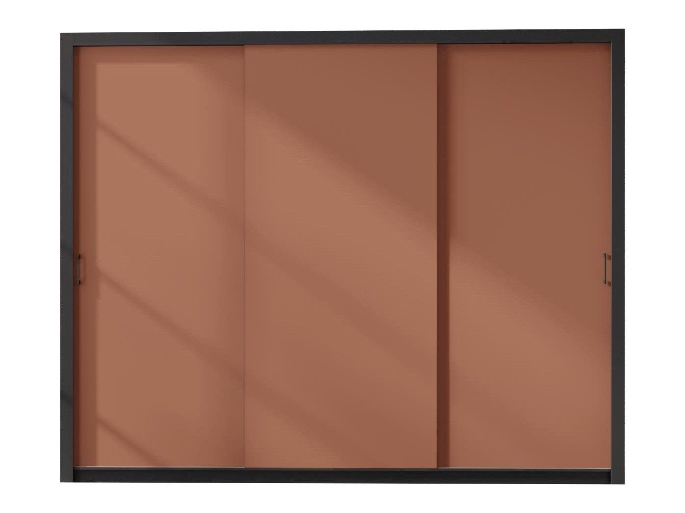 Armoire Murrieta 193 (Noir + Marron)
