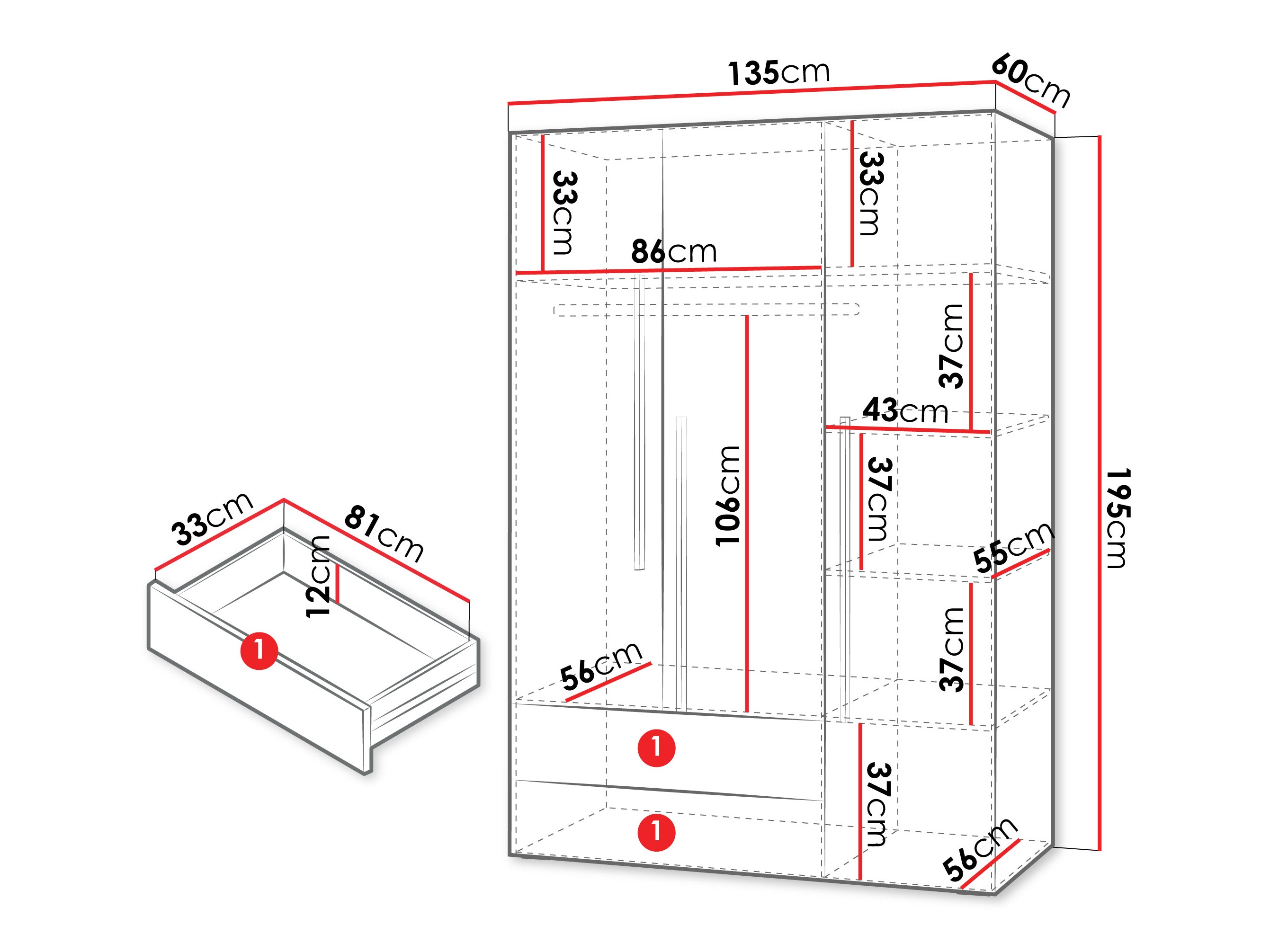 Armoire Etruva 100