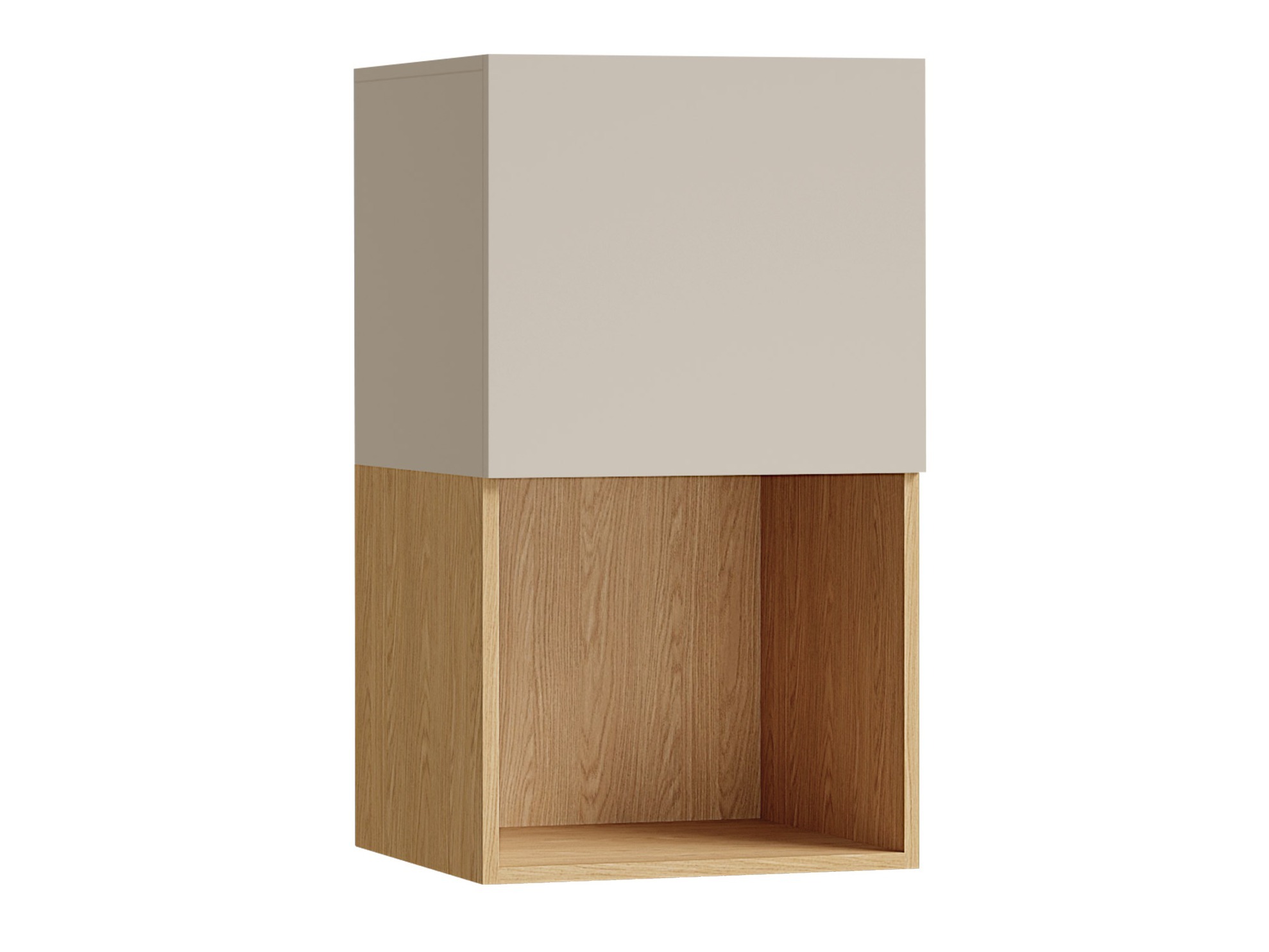 Armoire murale Etruva 113 (Cachemire + Chêne)