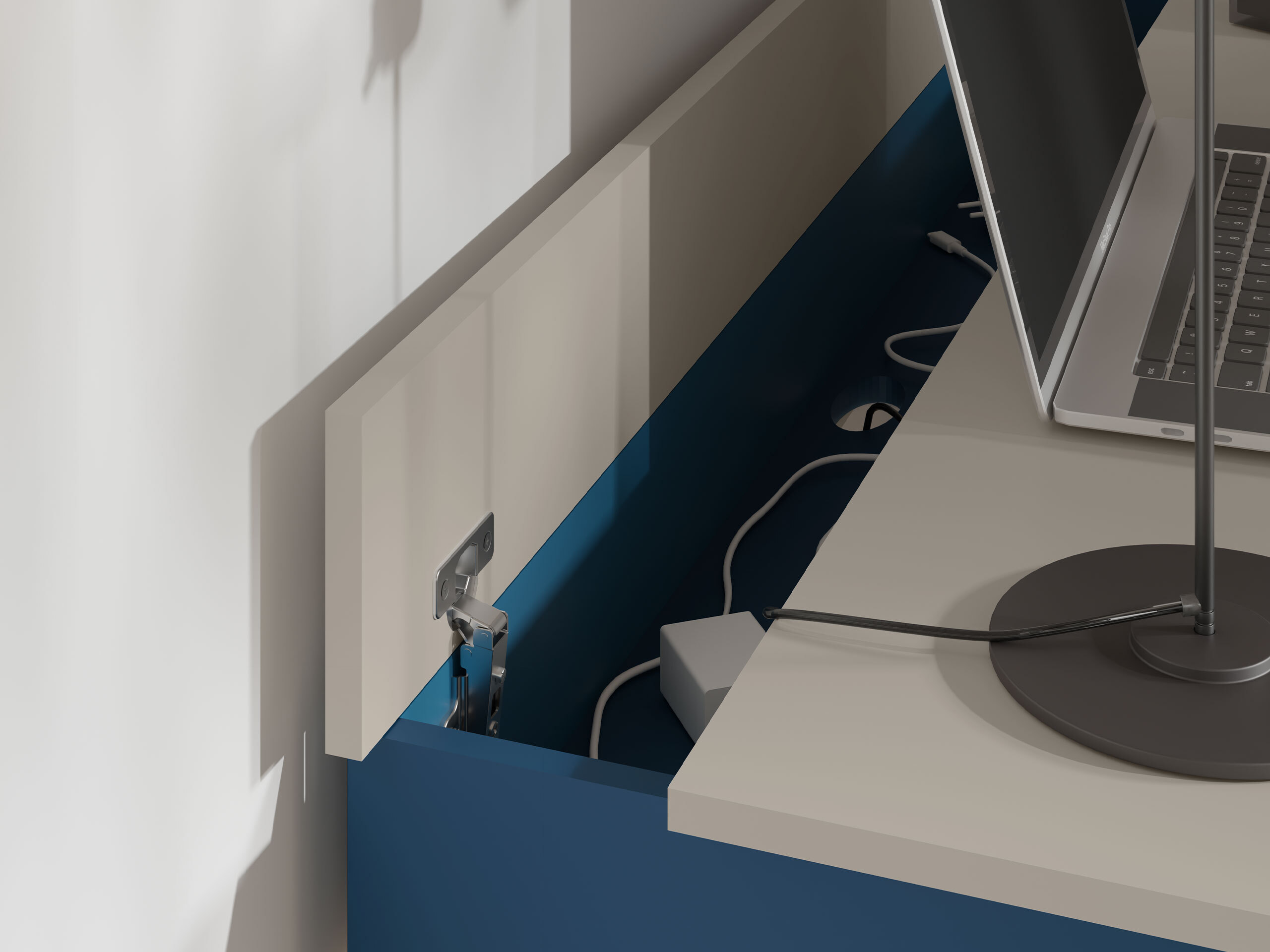 Bureau Etruva 109 (Cachemire + Bleu)