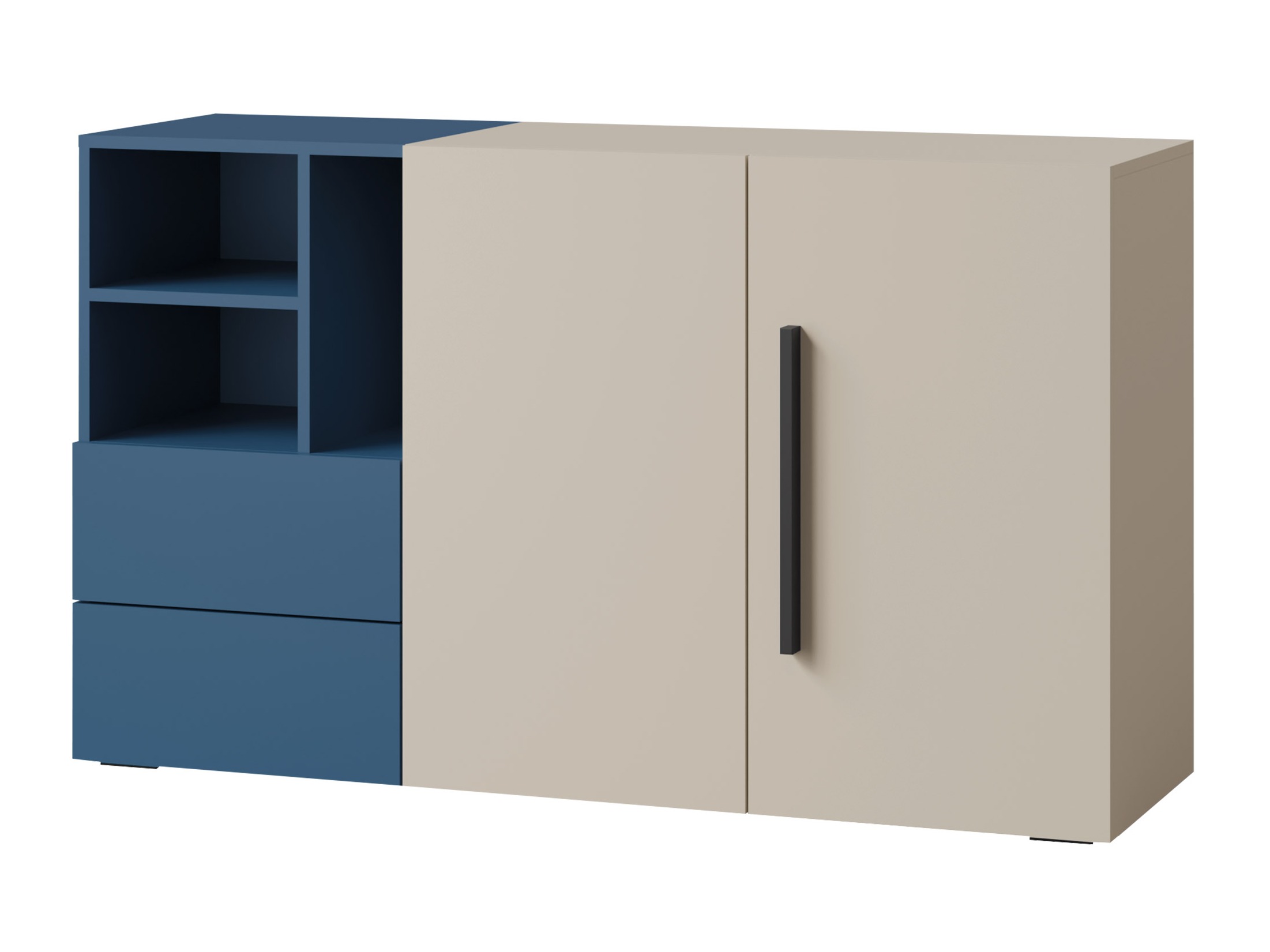 Commode Etruva 106 (Cachemire + Bleu)