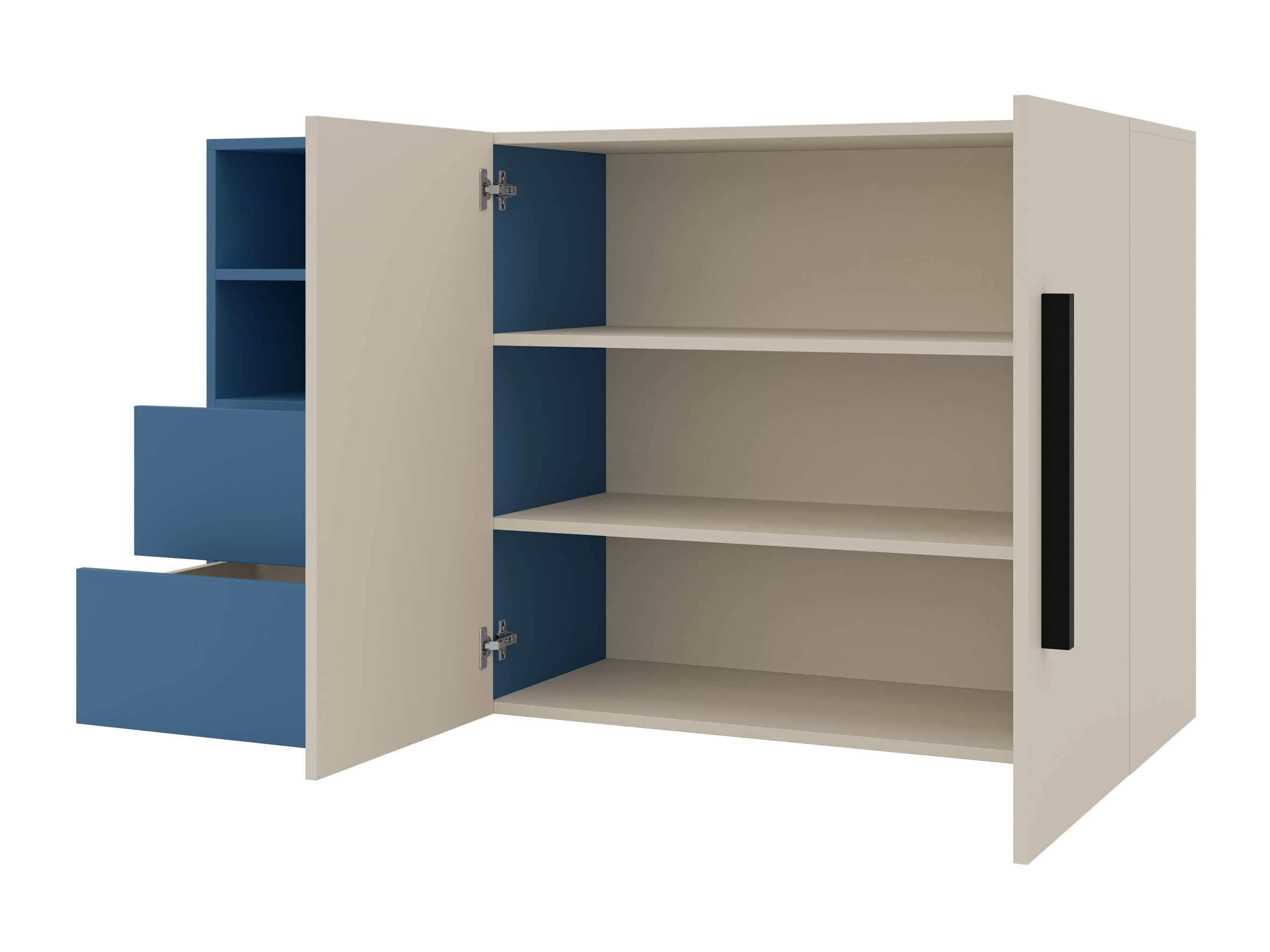 Commode Etruva 106 (Cachemire + Bleu)