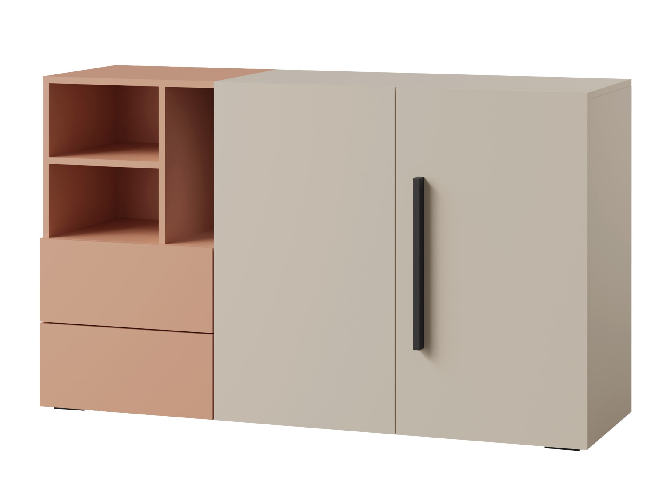 Commode Etruva 106 (Cachemire + Rose)