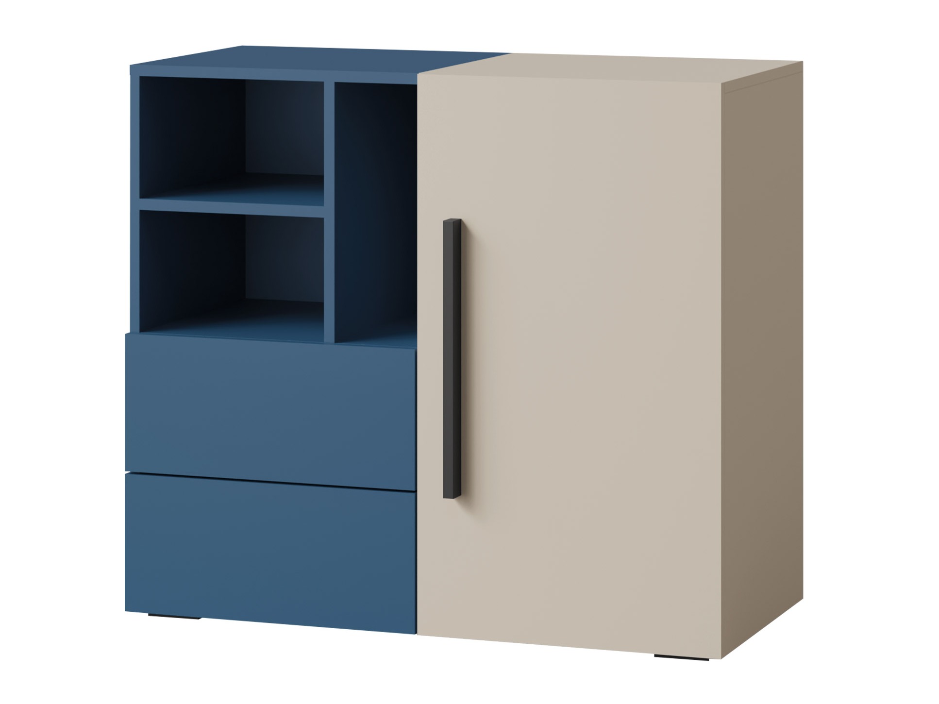 Commode Etruva 107 (Cachemire + Bleu)