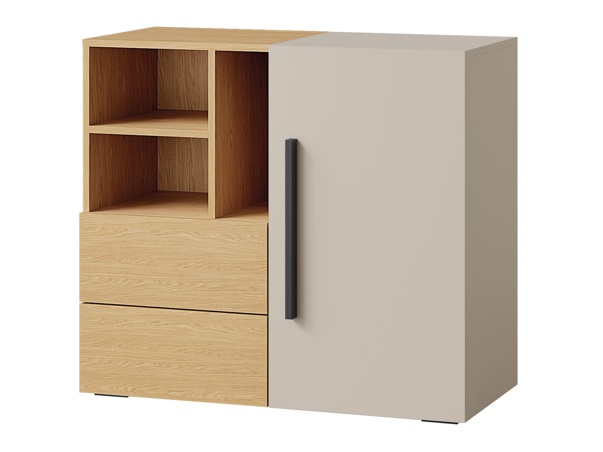 Commode Etruva 107 (Cachemire + Chêne)