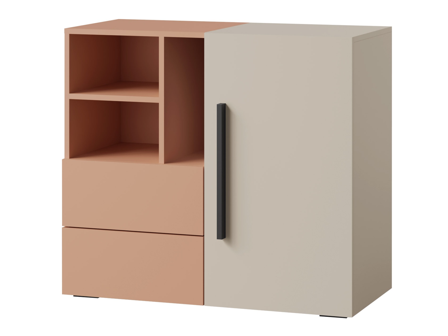 Commode Etruva 107 (Cachemire + Rose)