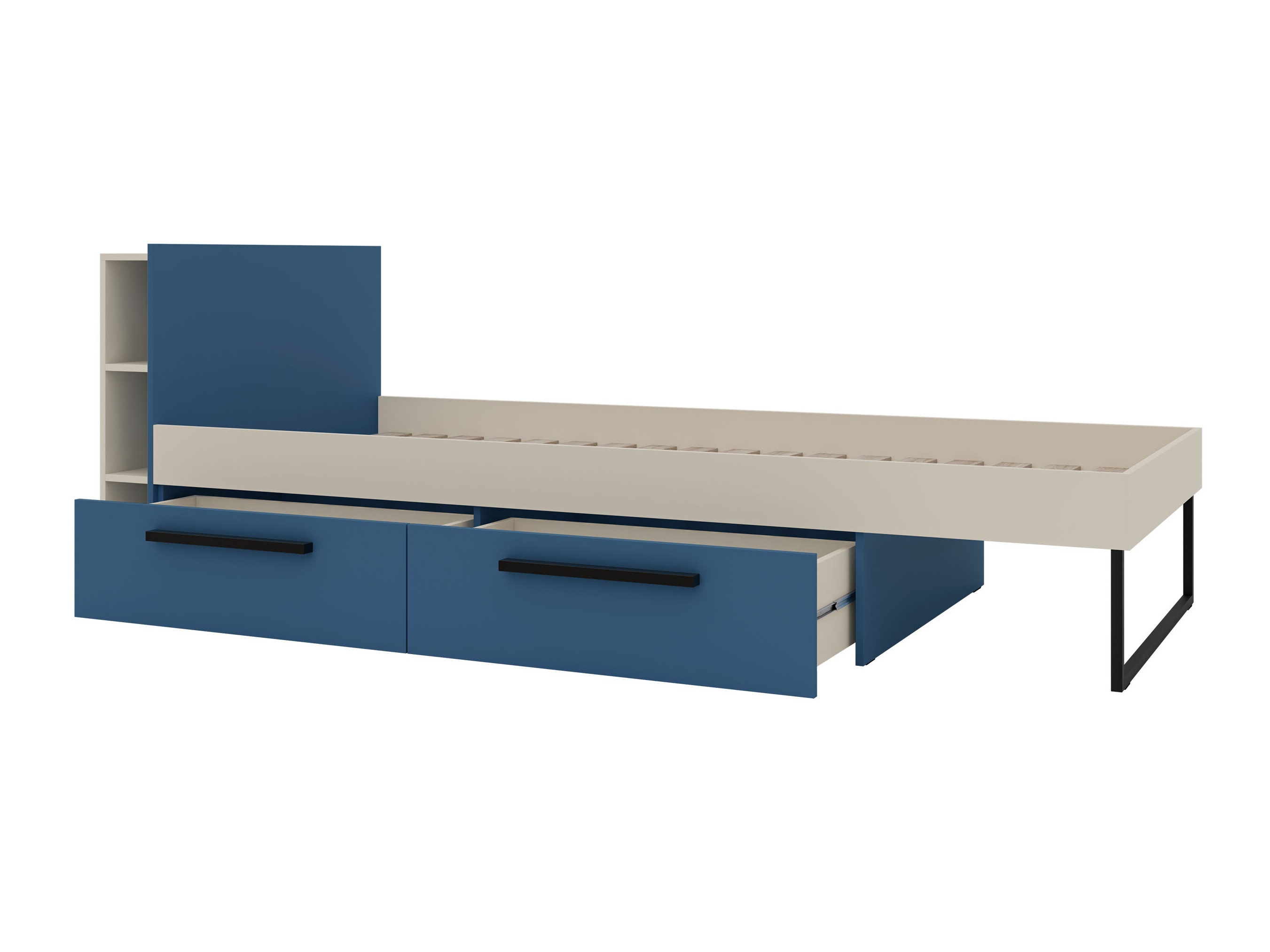 Lit Etruva 110 (Cachemire + Bleu)