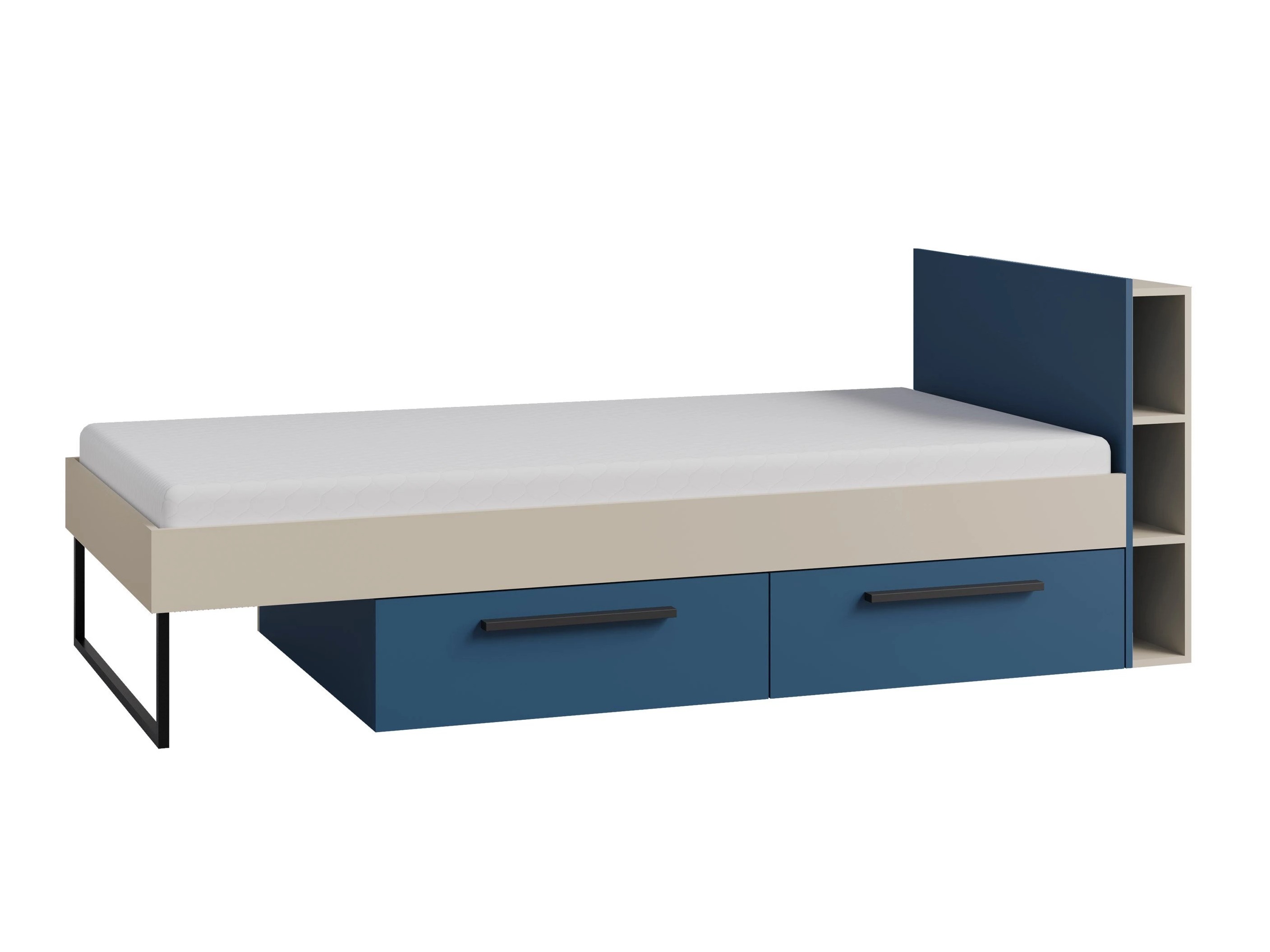 Lit Etruva 110 (Cachemire + Bleu)