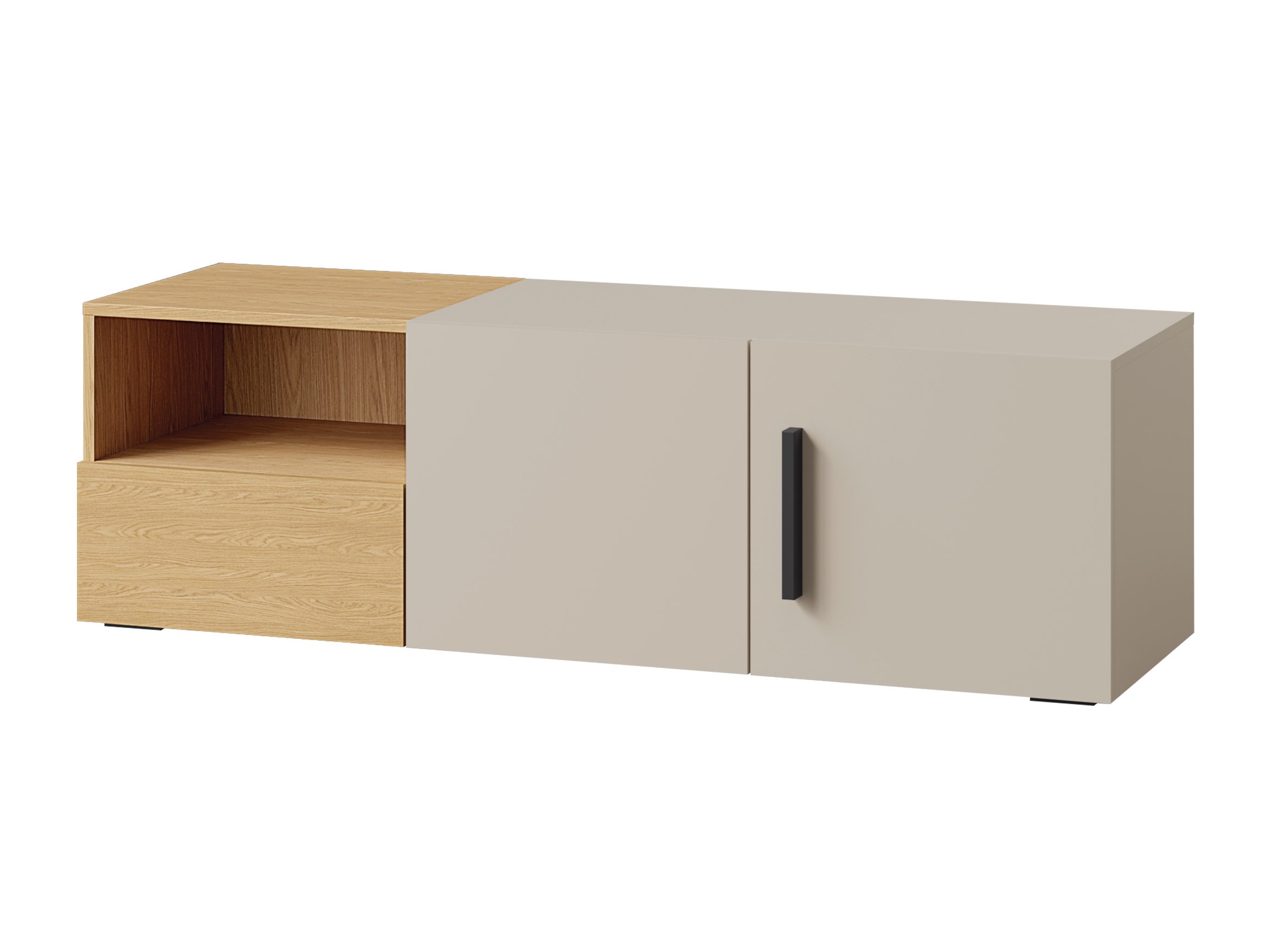 Meuble TV Etruva 108 (Cachemire + Chêne)