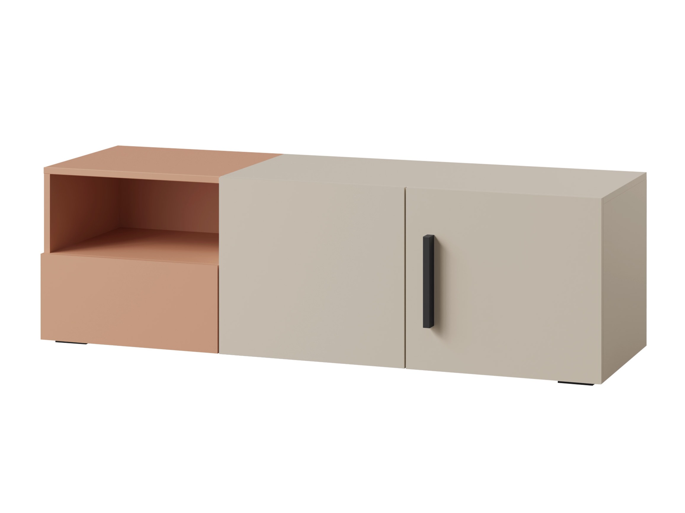 Meuble TV Etruva 108 (Cachemire + Rose)