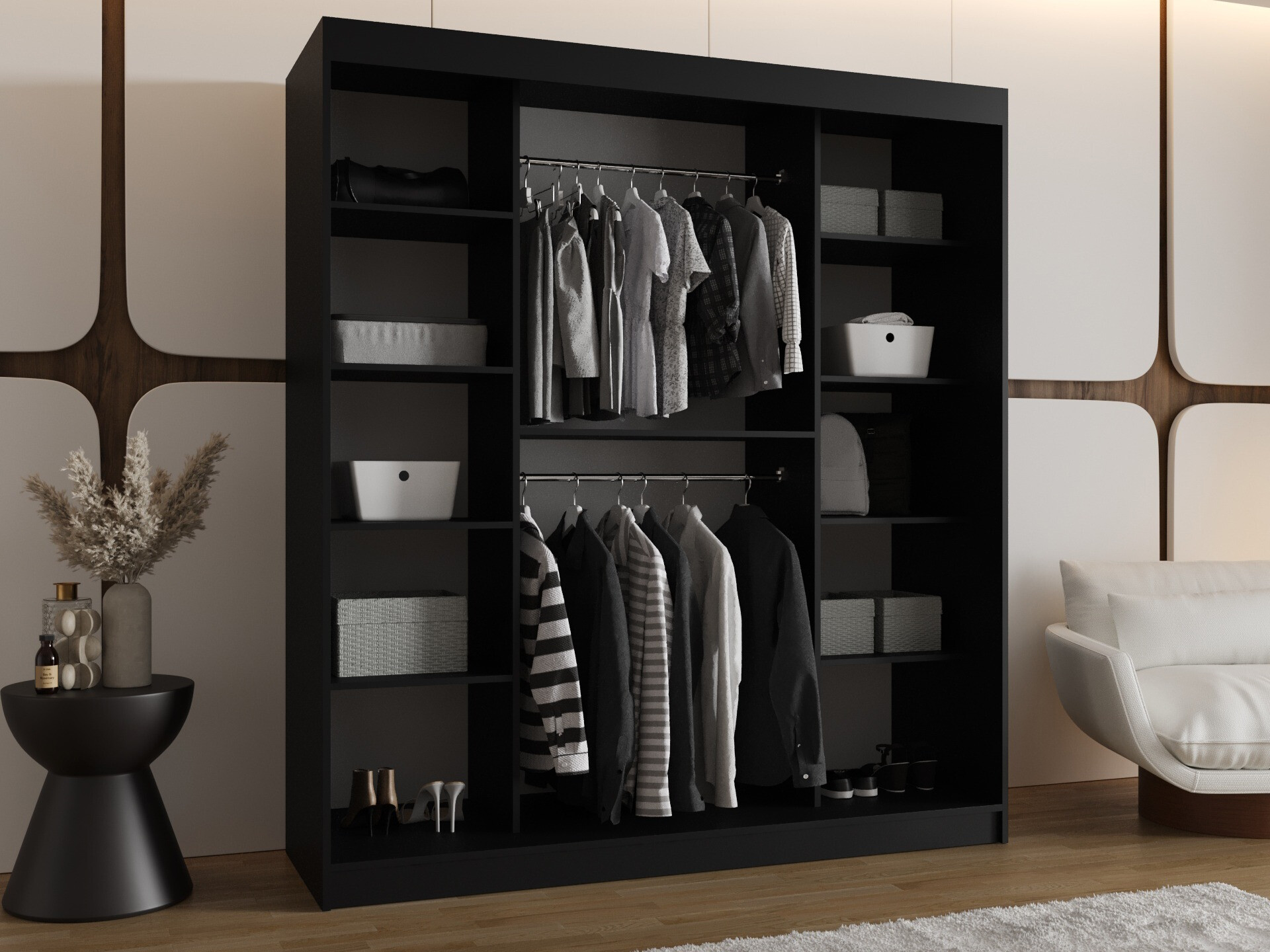 Armoire Hartford 506 (Noir)