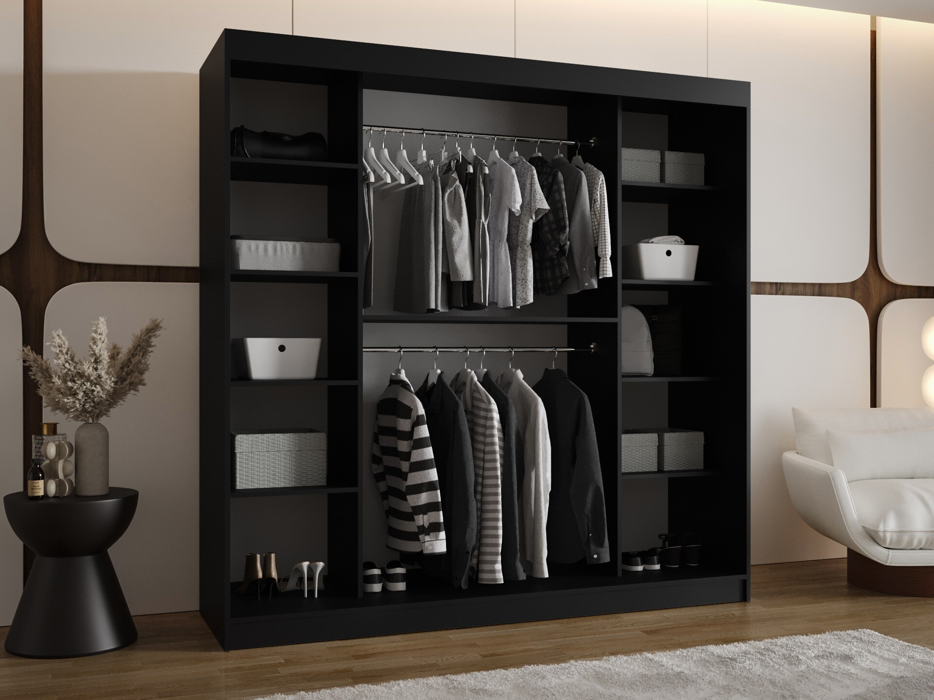 Armoire Hartford 507 (Noir)