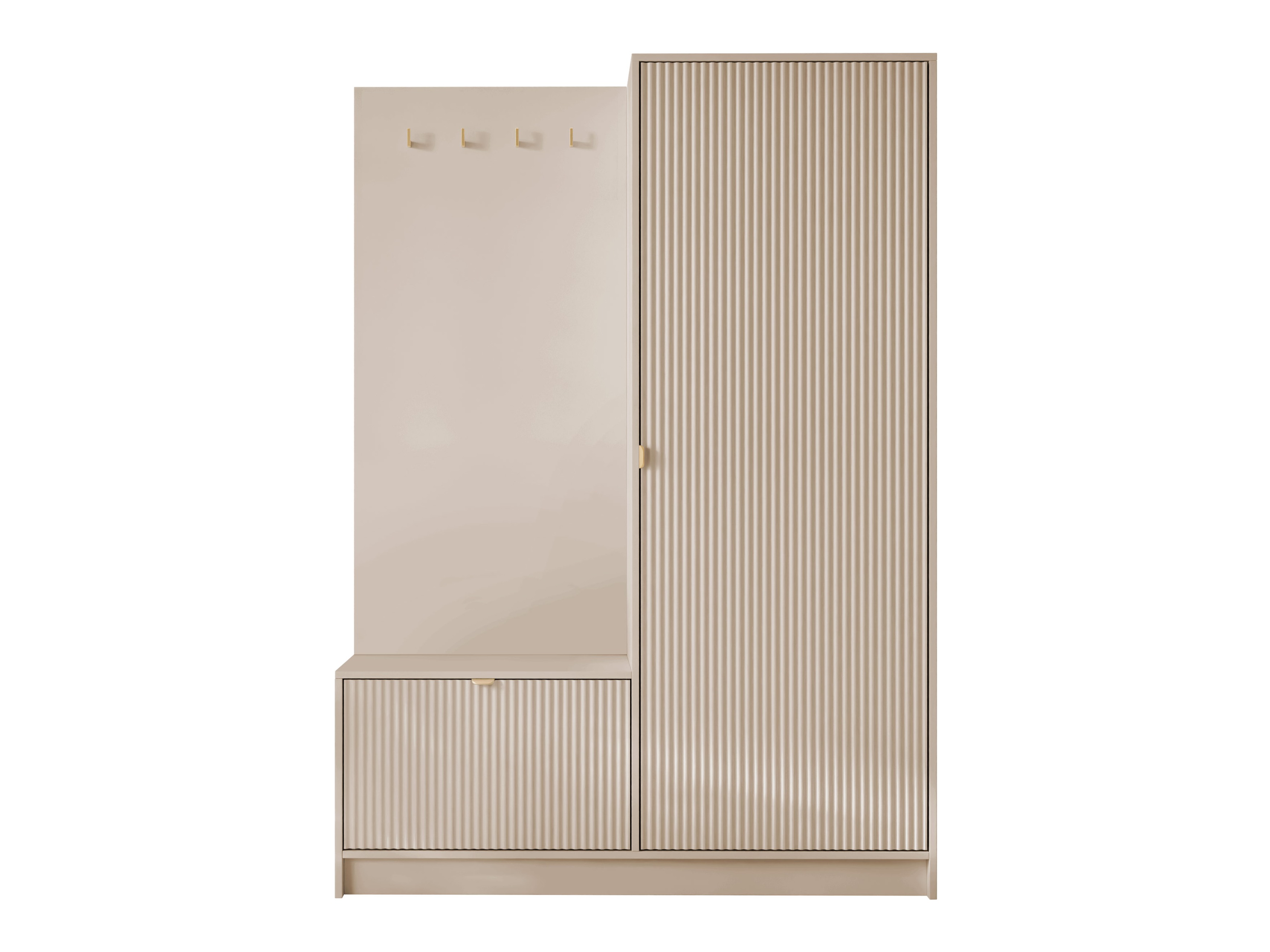 Meuble d'entrée Comfivo Papilio (Beige)