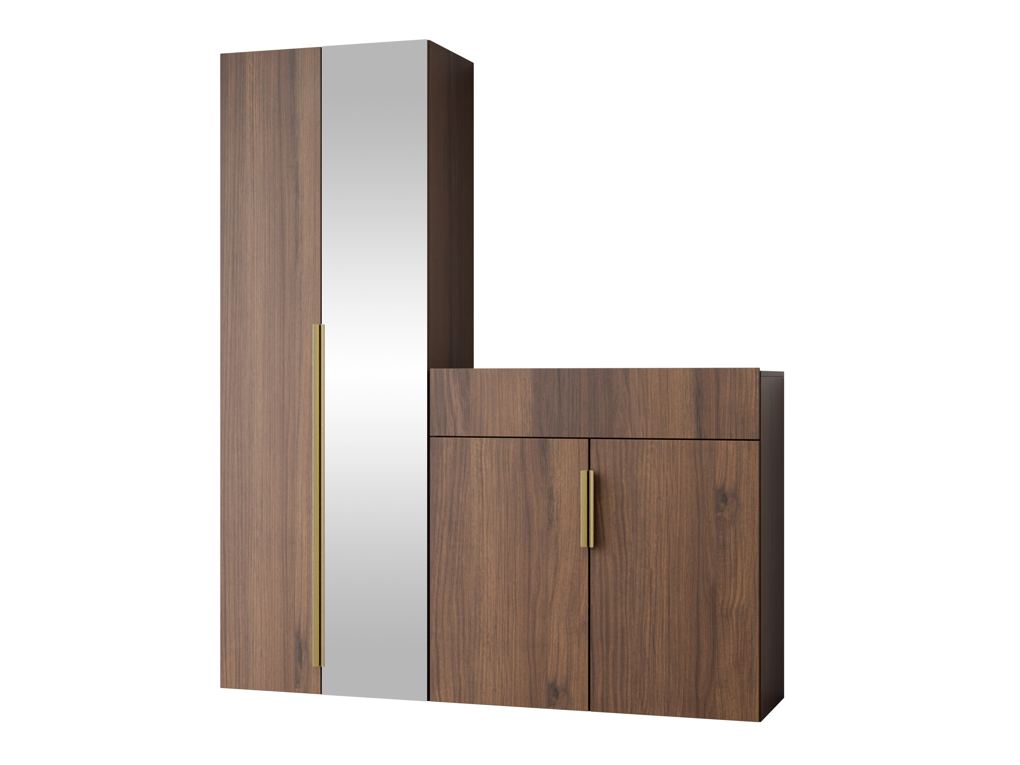 Meuble d'entrée Comfivo 581 (Noyer)