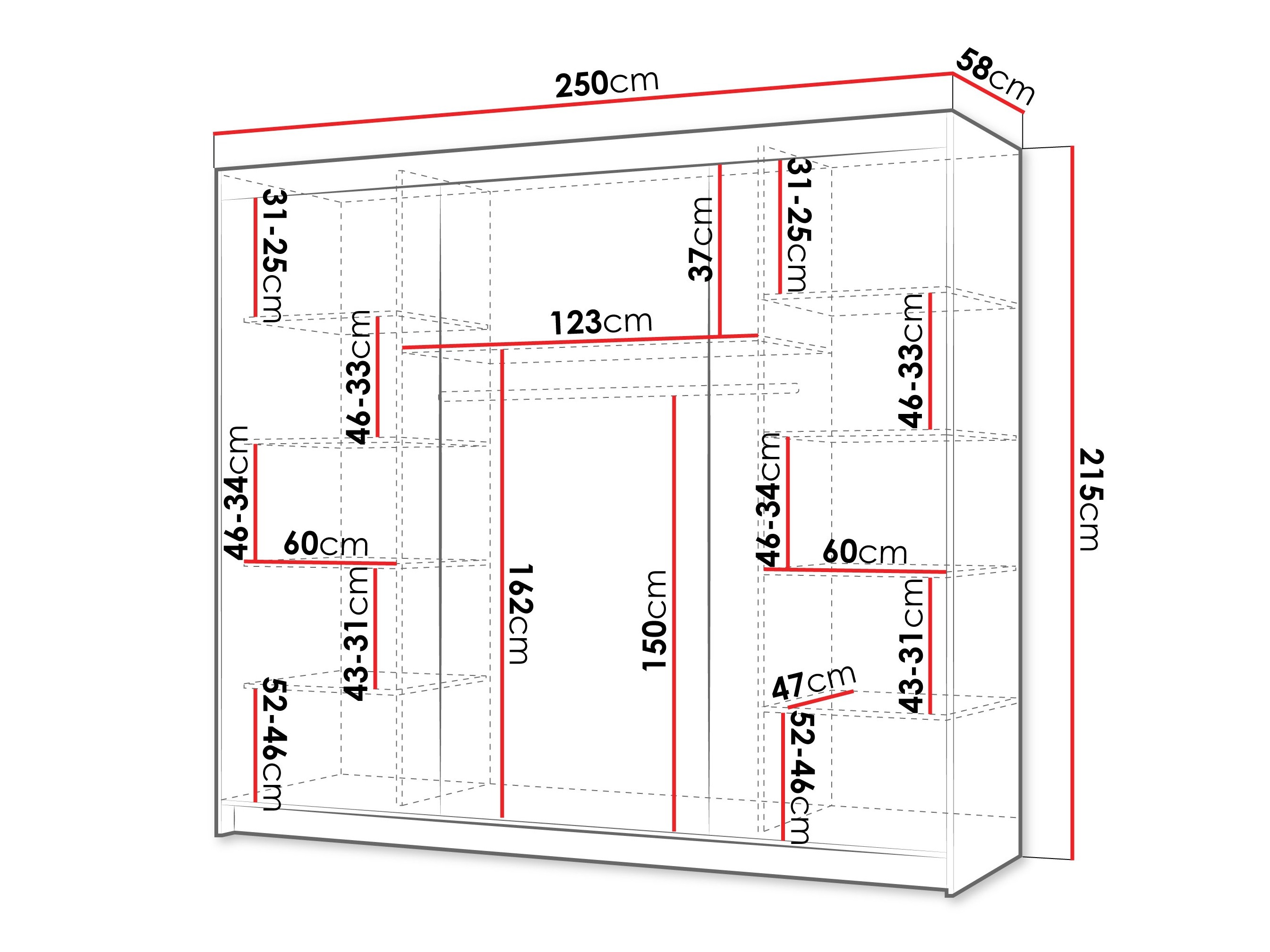 Armoire Closico Populus XVIII