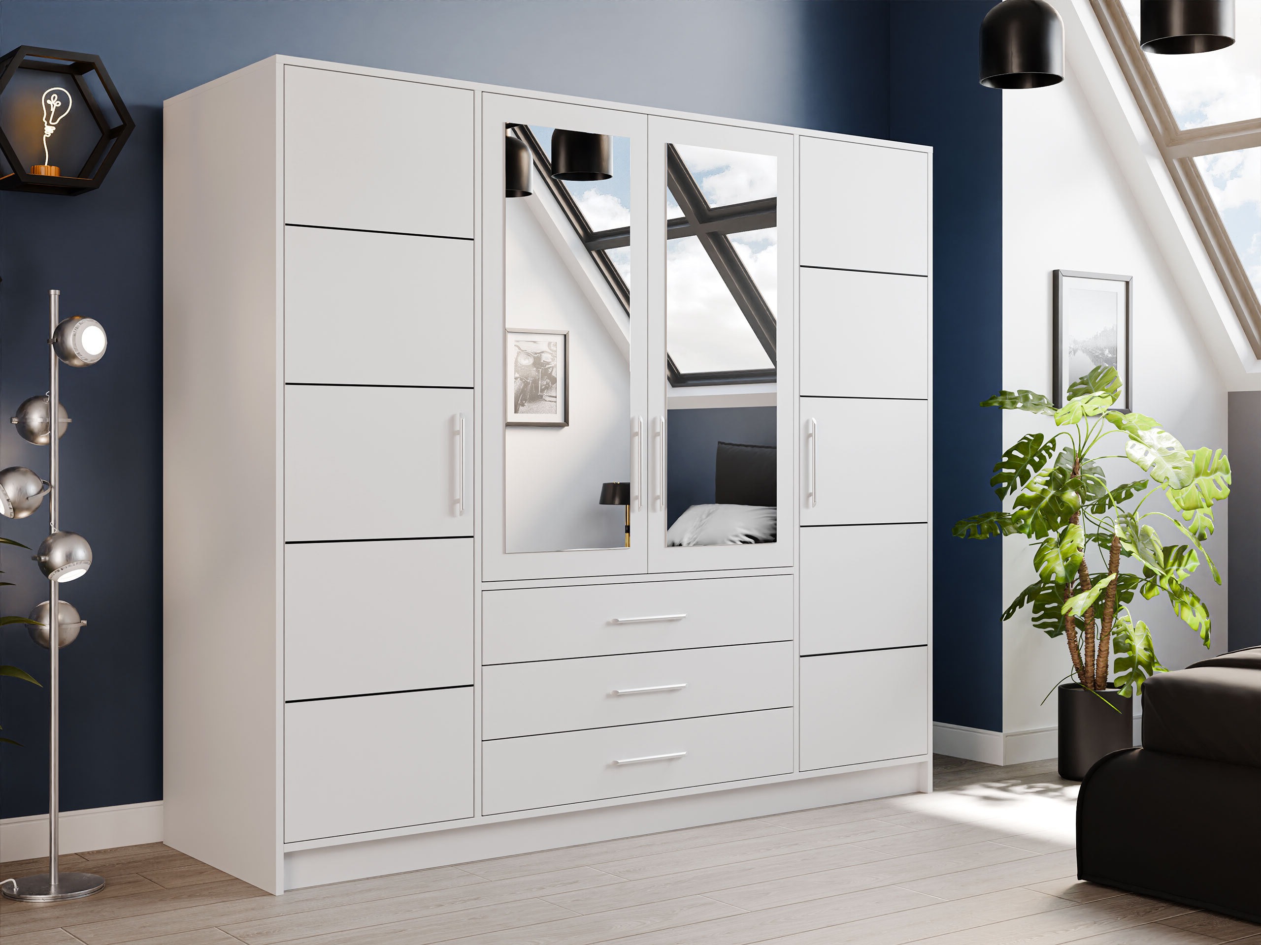 Armoire Dortivu (Blanc)