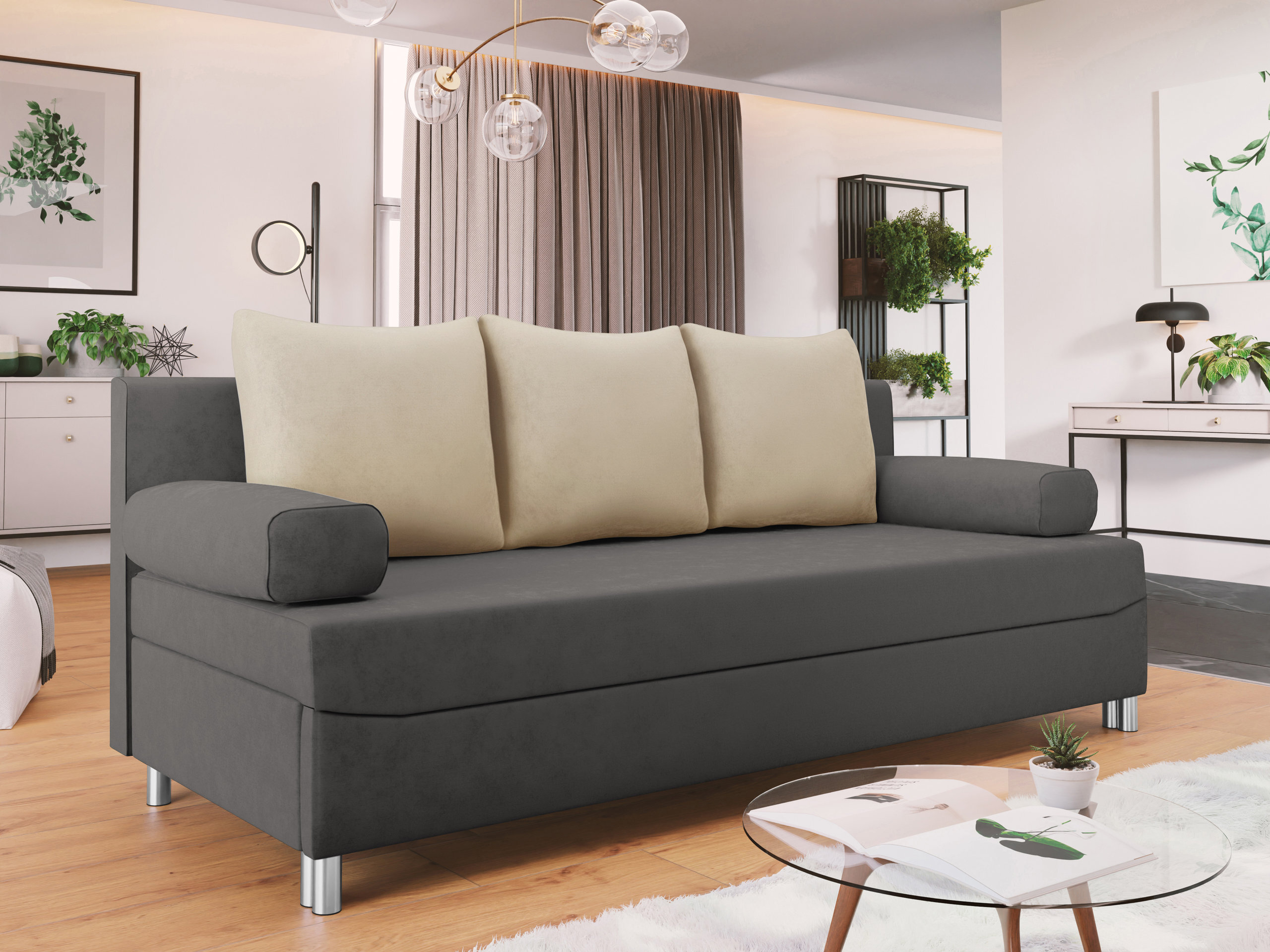 Canapé convertible Comfivo Artes (Alova 36 + Alova 07)