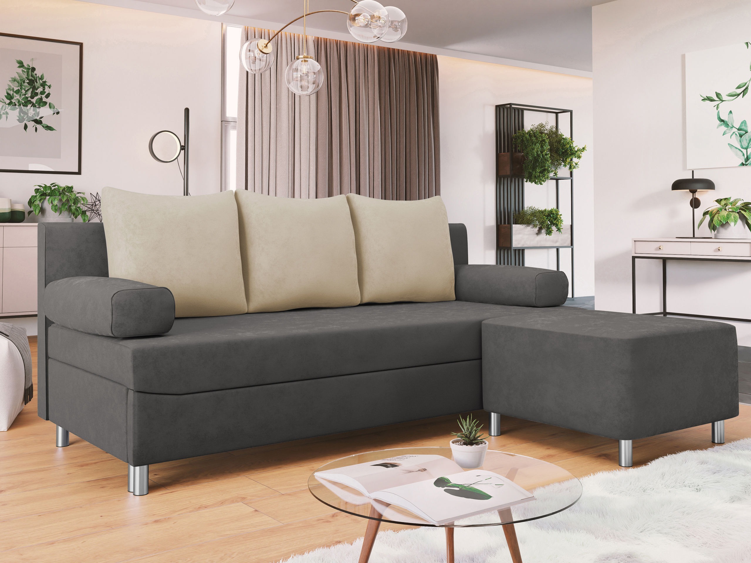 Canapé convertible Comfivo Artes (Alova 36 + Alova 07)