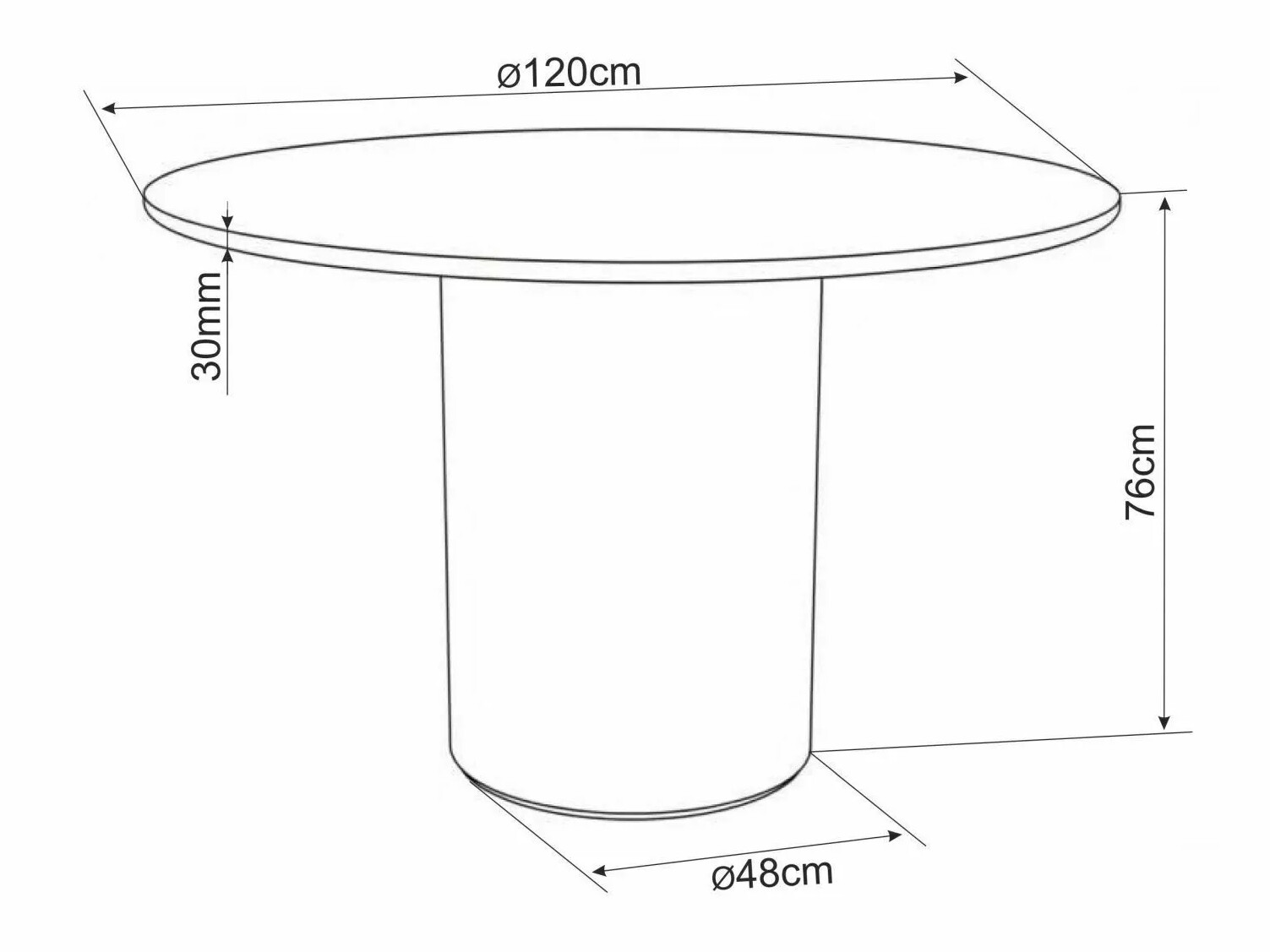 Table Detroit 1005 (Noyer)