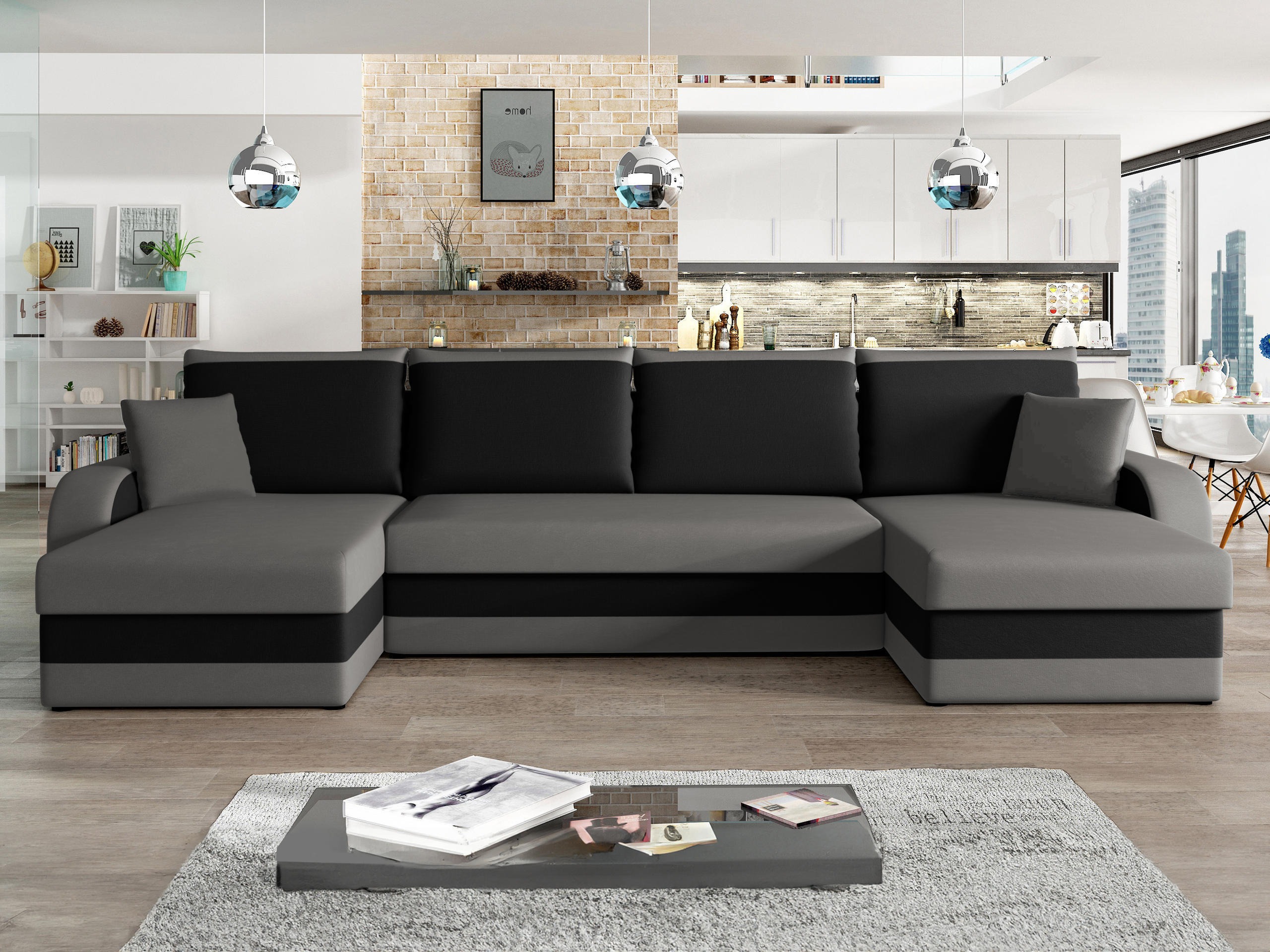 Canapé d'angle Comfivo Melissa IV (Alova 36 + Alova 04)
