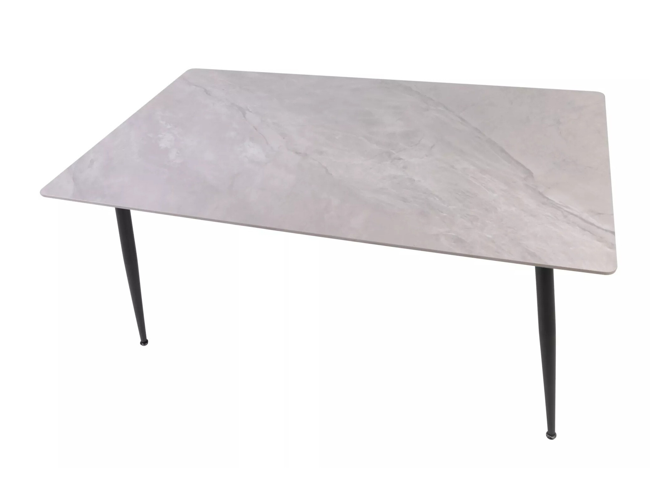 Table Detroit 779 (Marbre gris + Noir)
