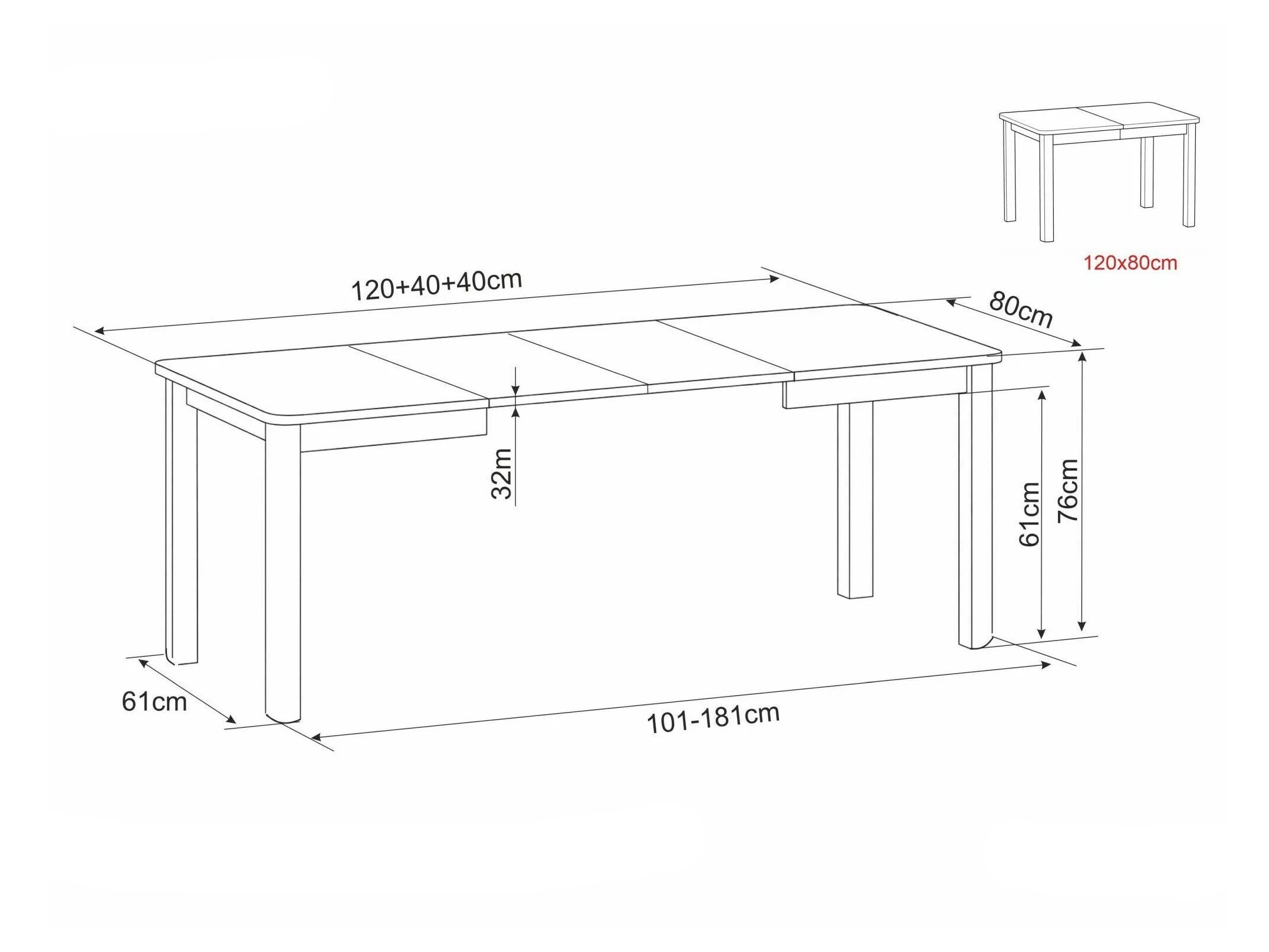 Table Detroit 1007 (Cachemire + Chêne Cremona)