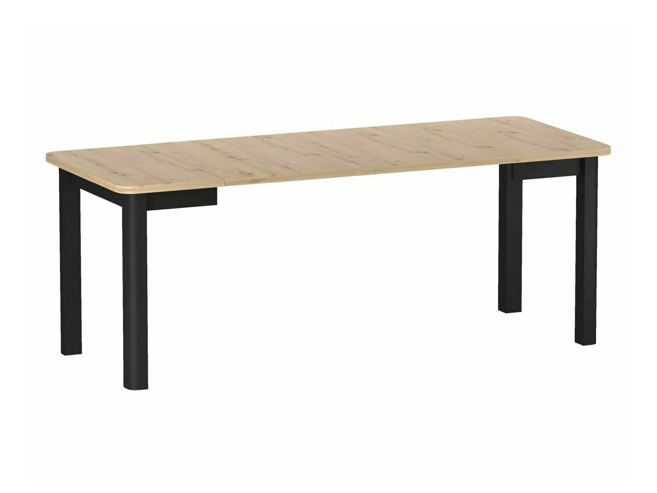 Table Detroit 1008 (Noir + Chêne Artisan)