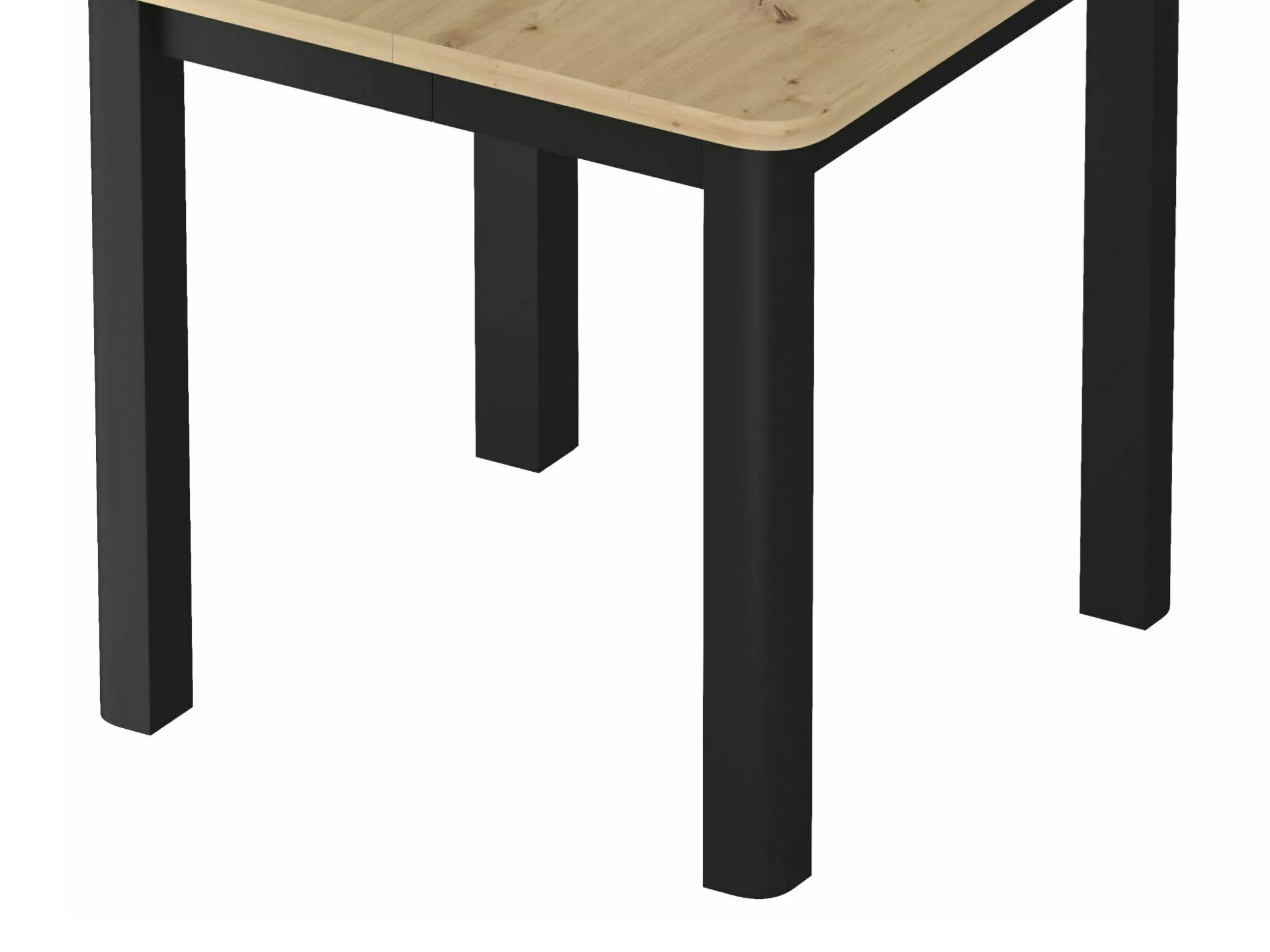 Table Detroit 1008 (Noir + Chêne Artisan)