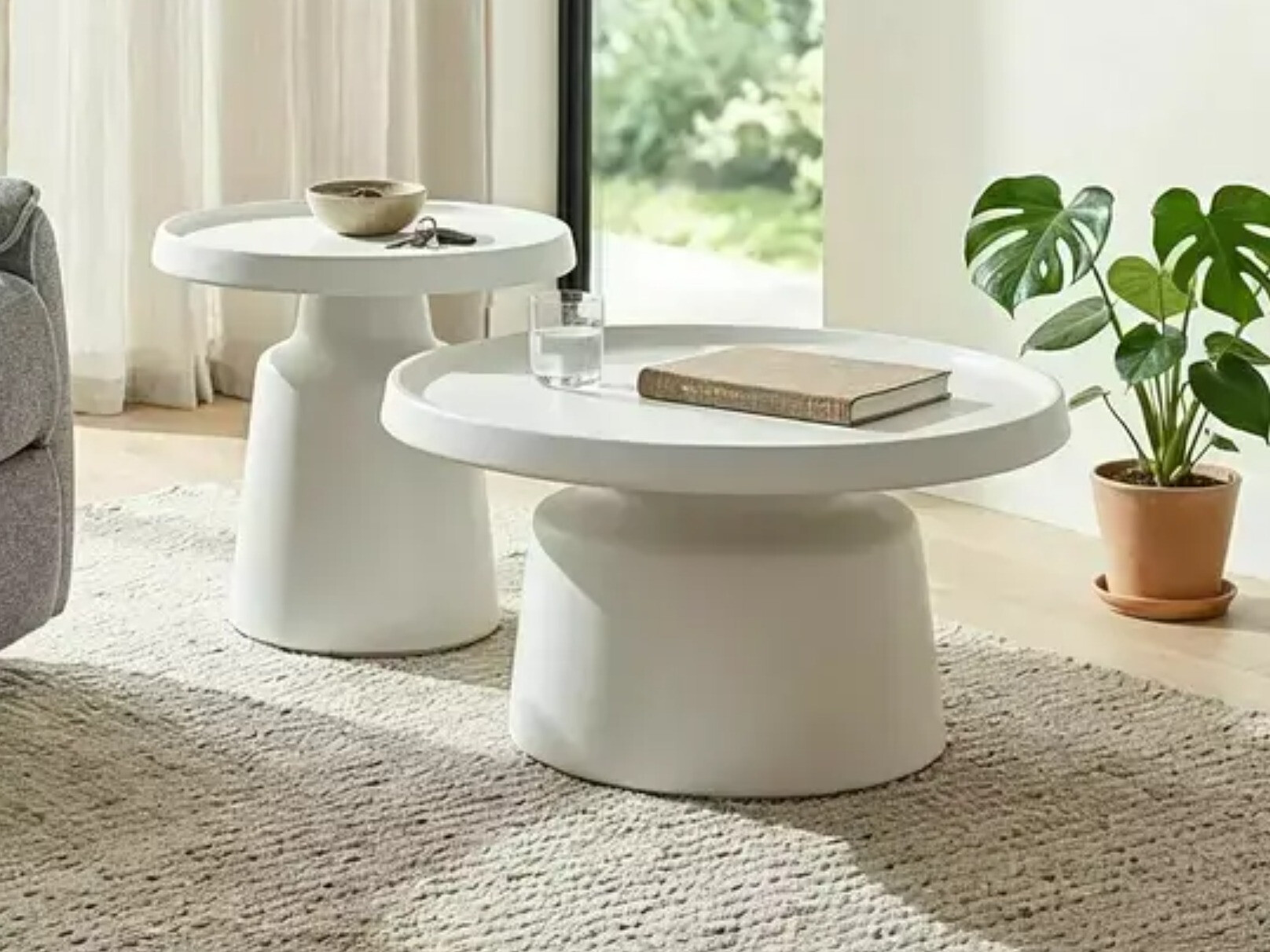 Ensemble tables basses Detroit 721 (Blanc)