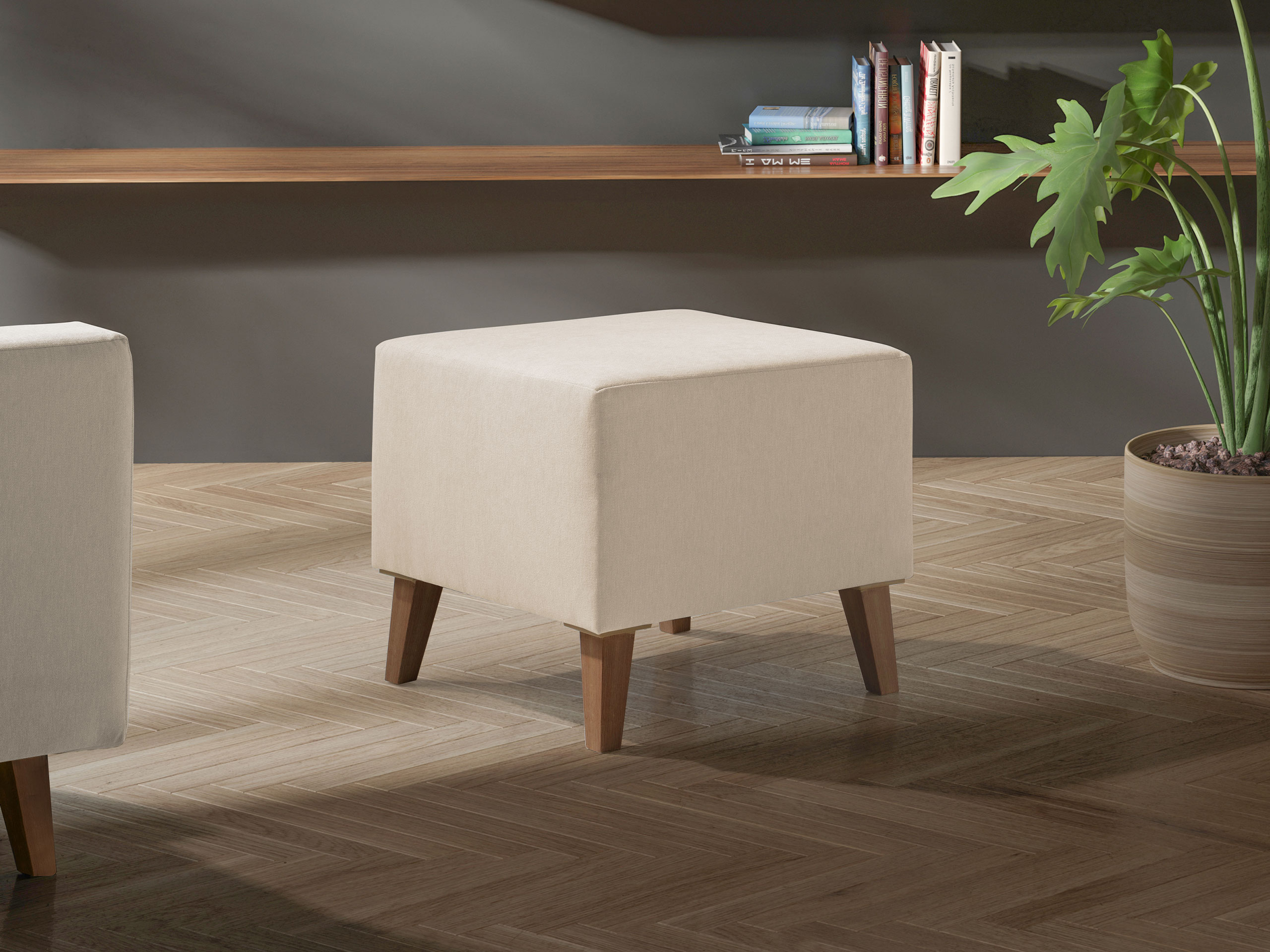 Pouf Delbene 132 (Verita 03 + Chêne san remo foncé)