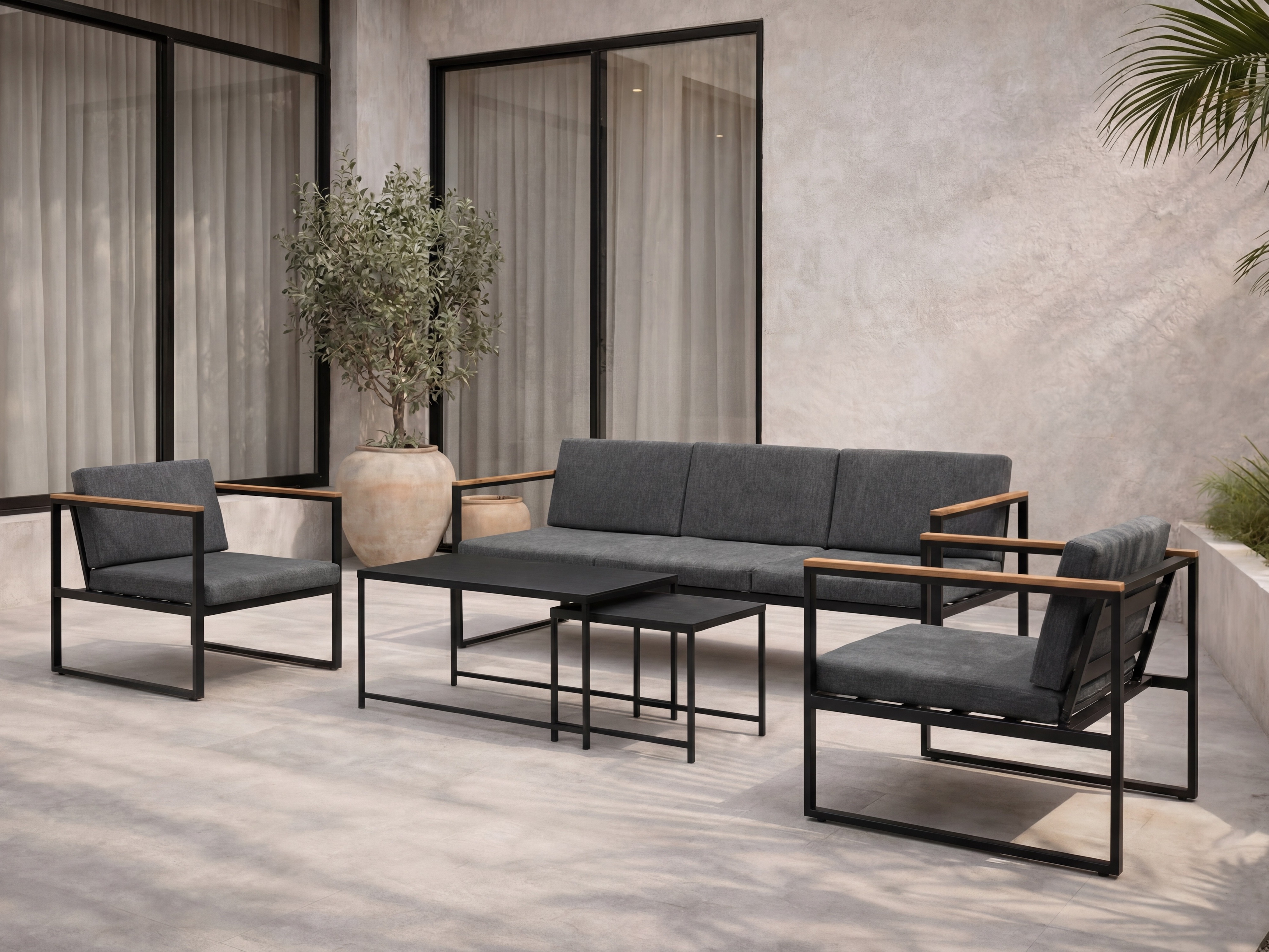 Ensemble de mobilier de jardin Dallas 560