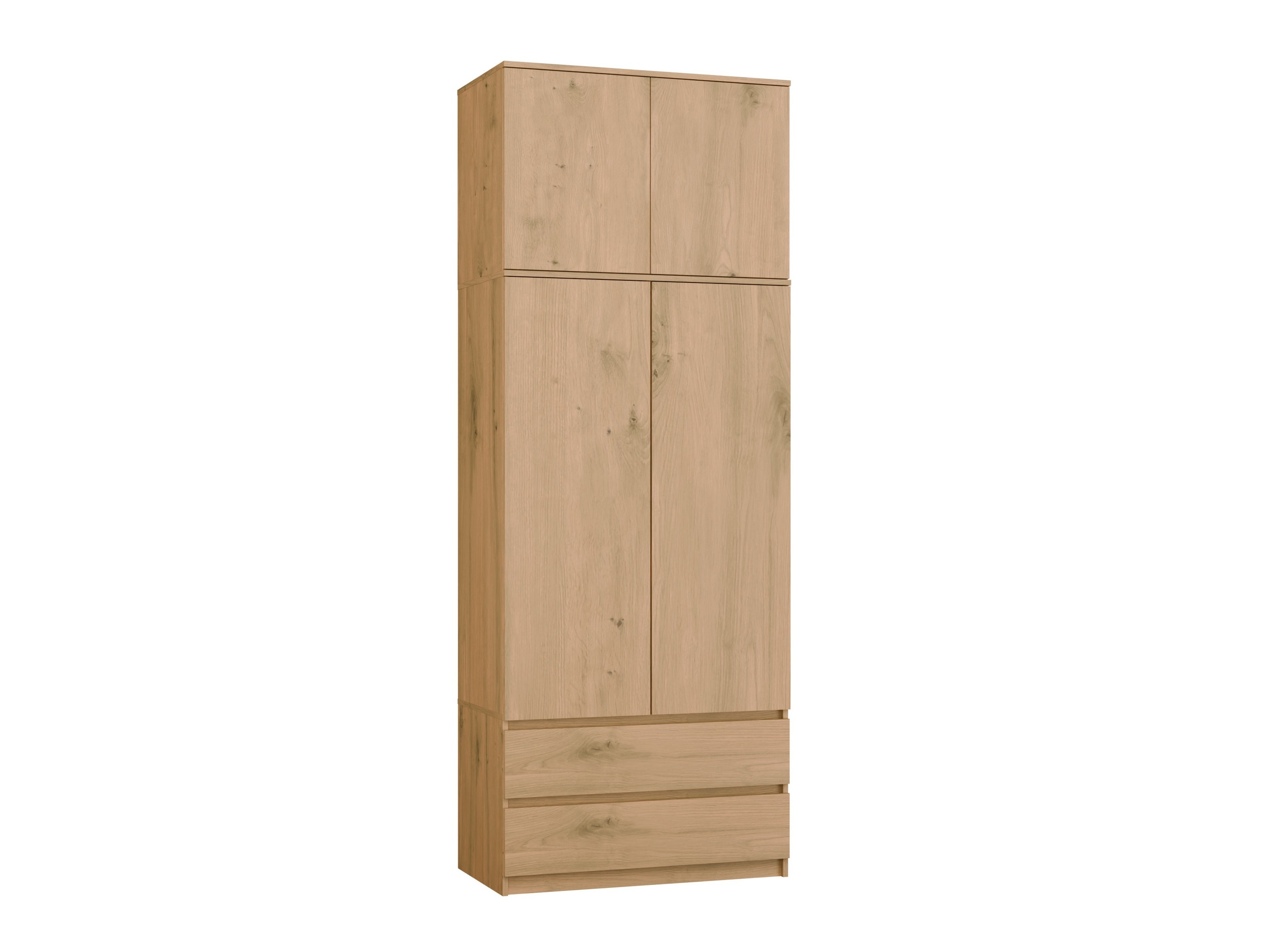 Armoire Elbvelu 135 (Chêne Artisan)