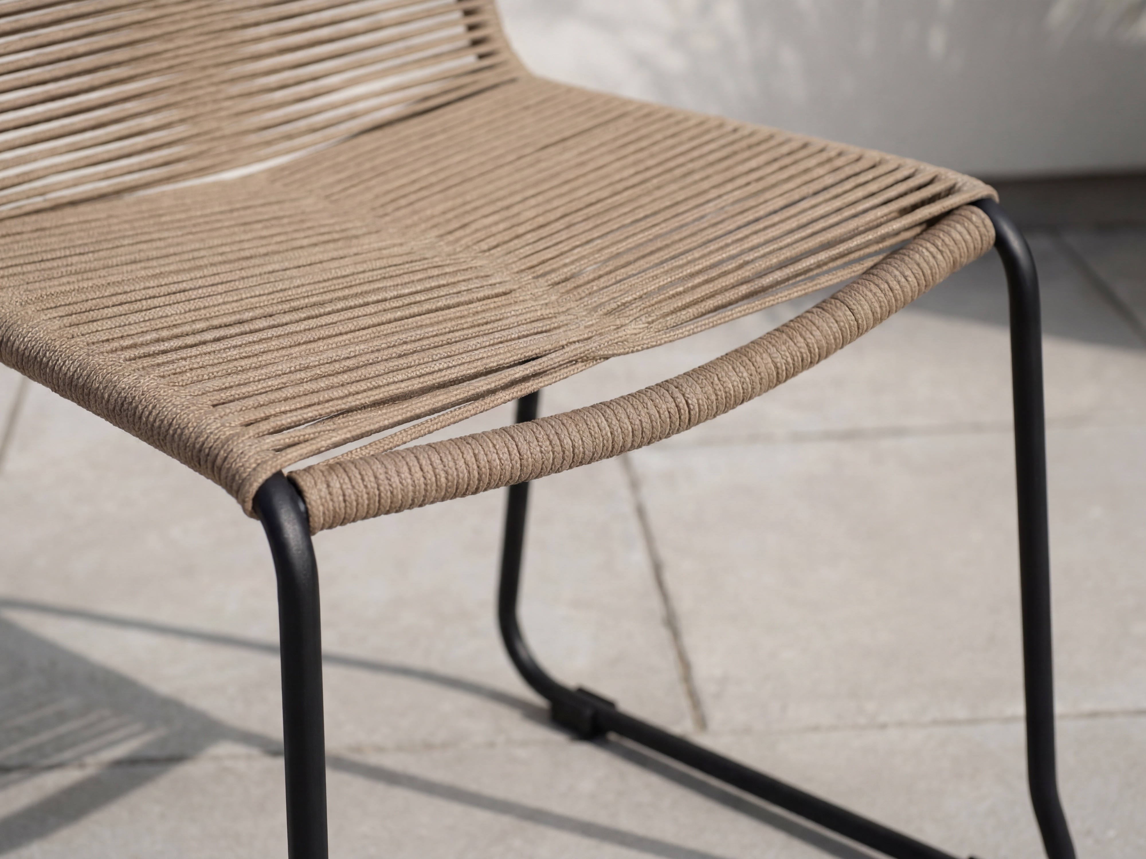Chaise de jardin Dallas 2820 (Brun clair + Noir)