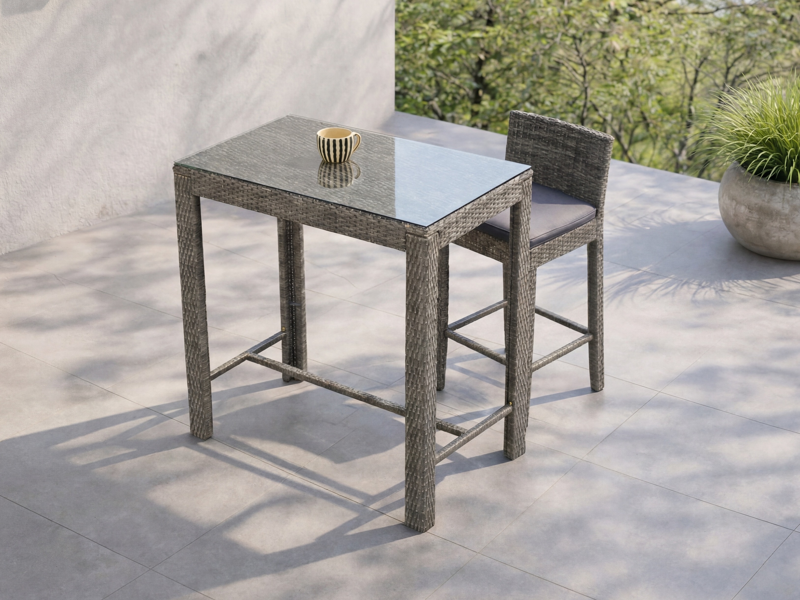 Table de bar de jardin Dallas 3841