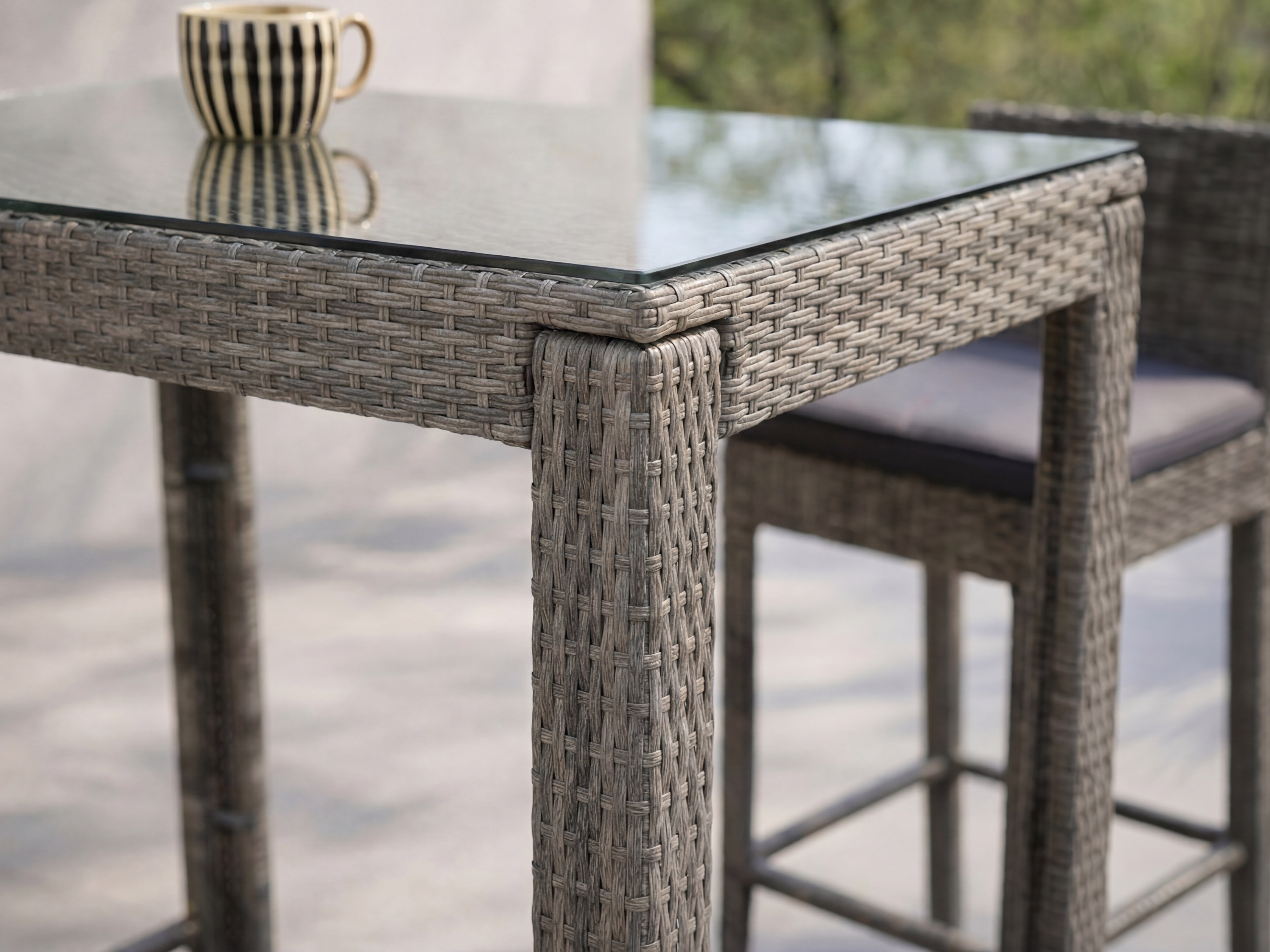 Table de bar de jardin Dallas 3841