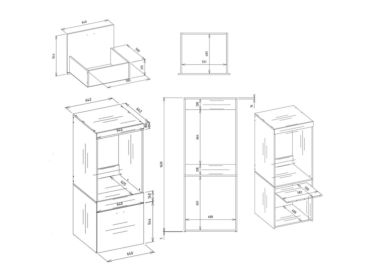 Colonne de salle de bain Balelbo 110 (Blanc)