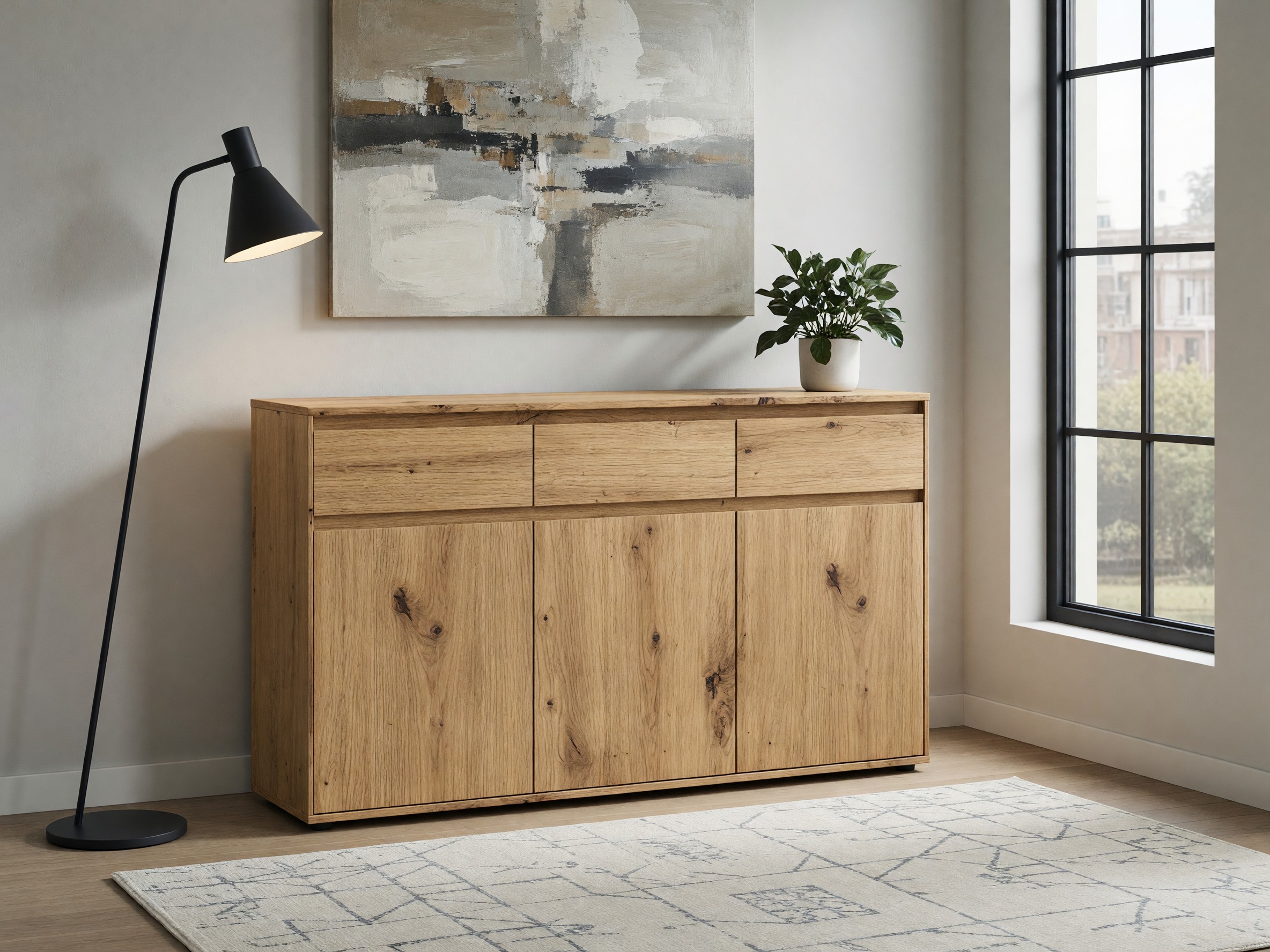 Commode Torfiou 108 (Chêne Artisan)