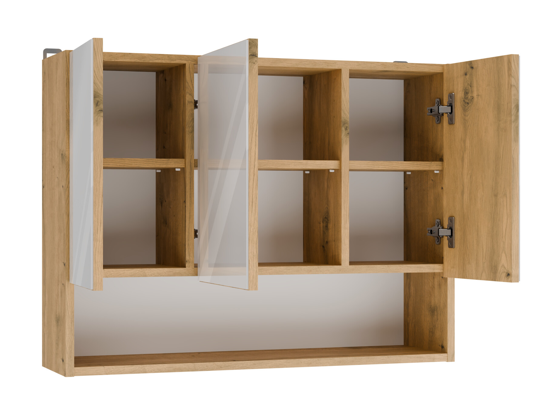 Armoire à miroir de salle de bains Balelbo 113 (Chêne Artisan)