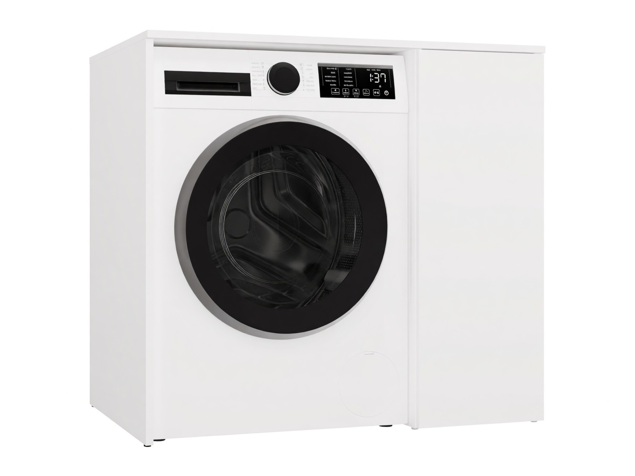 Armoire de bain indépendante Balelbo 114 (Blanc)