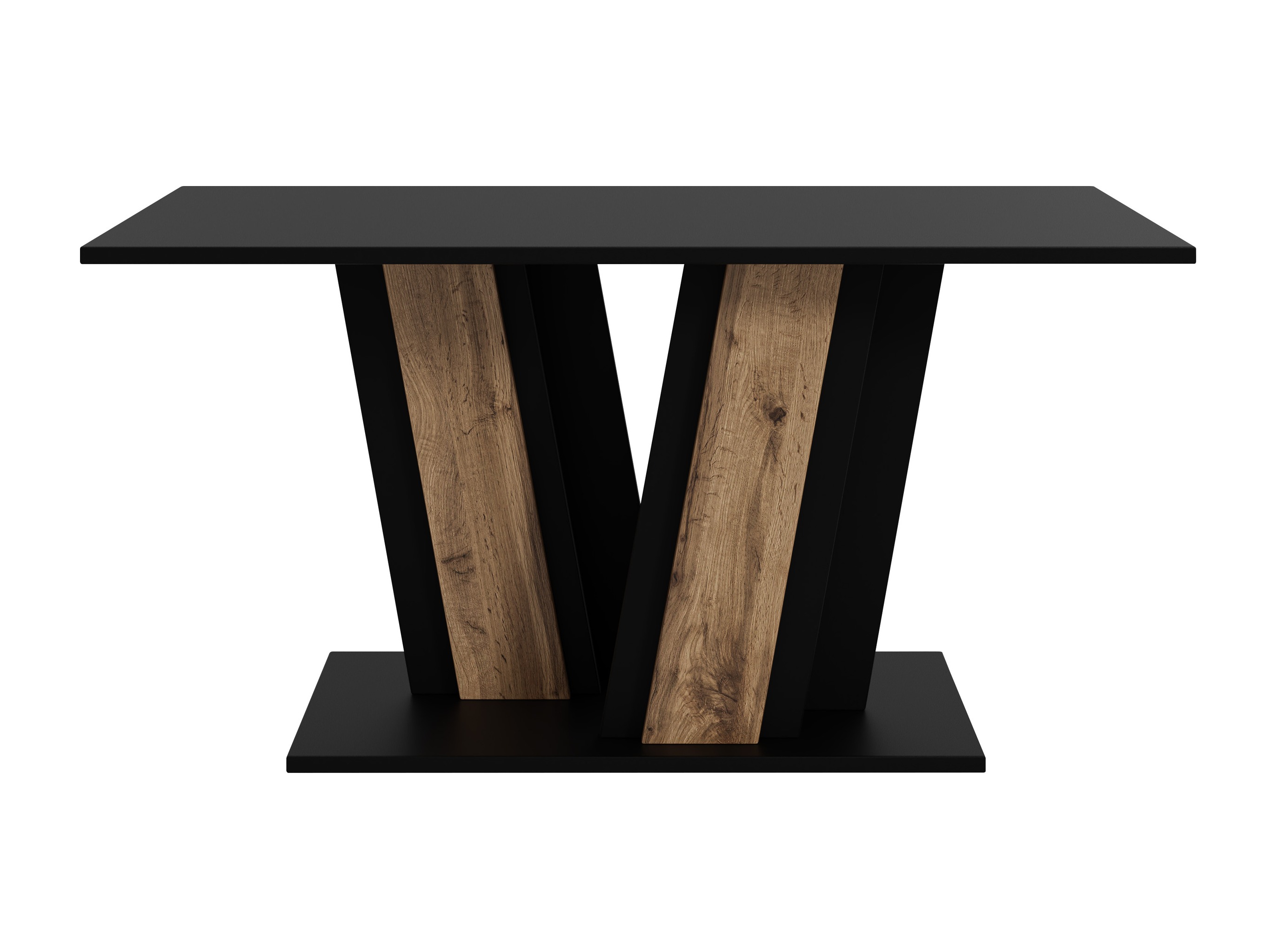 Table basse Goodyear 138 (Noir + Chêne wotan)