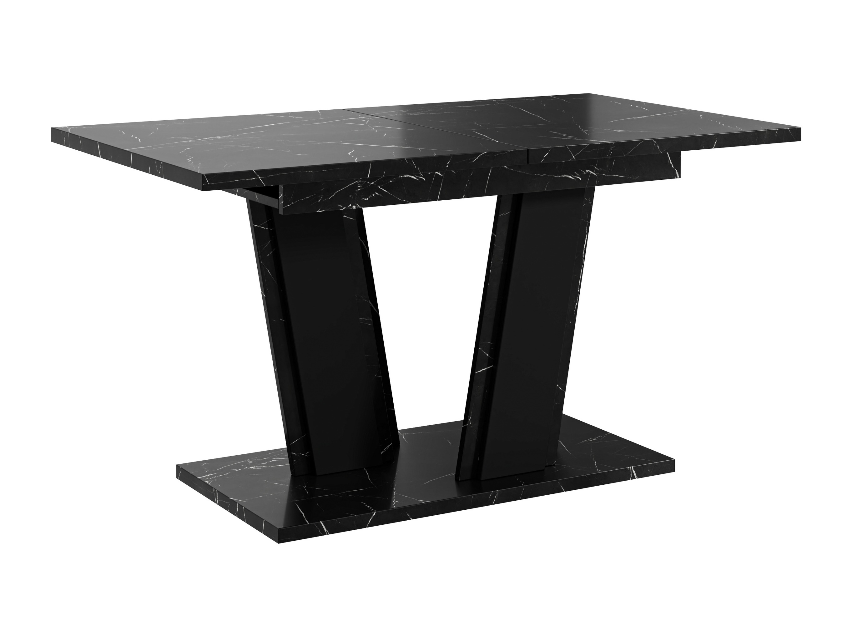 Table Goodyear 139 (Marbre noir + Noir)