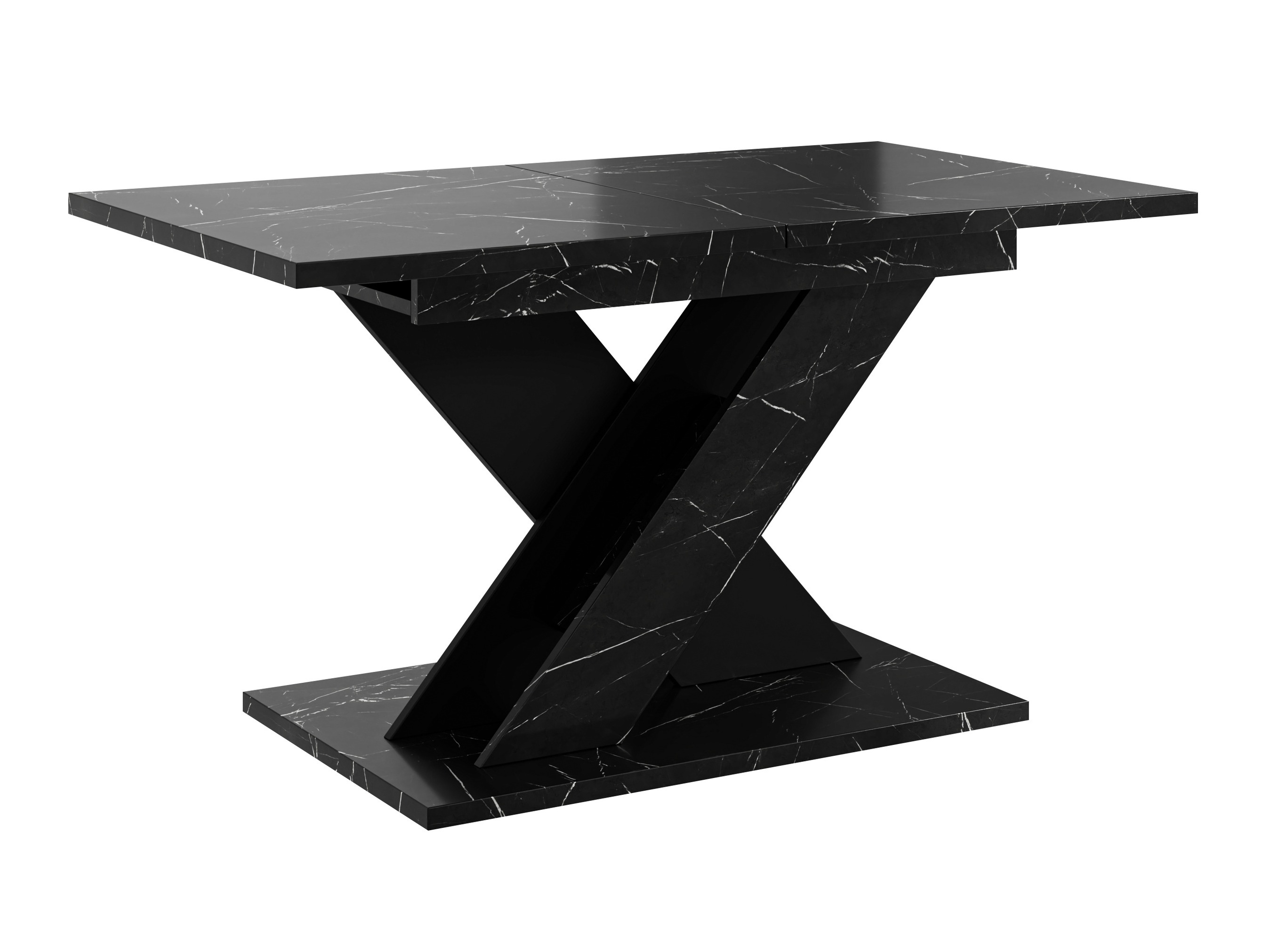 Table Goodyear 141 (Marbre noir + Noir)