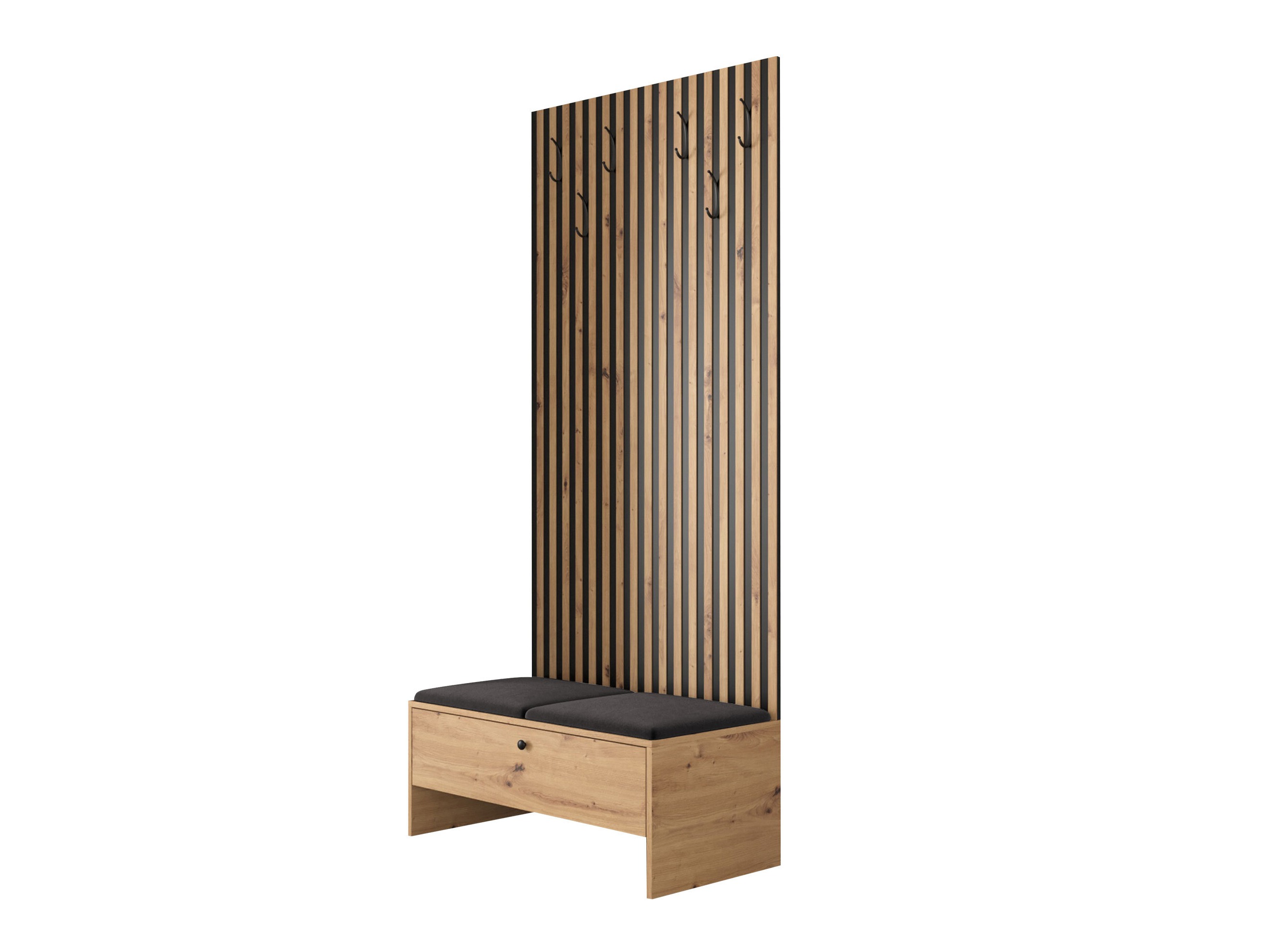 Ensemble de meubles d’entrée Donio IV (Chêne Artisan + Polo 897)