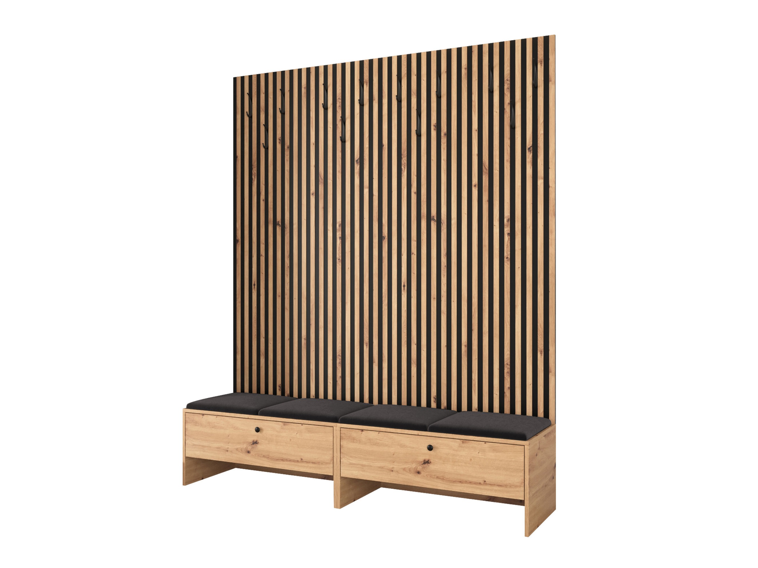 Ensemble de meubles d’entrée Donio V (Chêne Artisan + Polo 897)