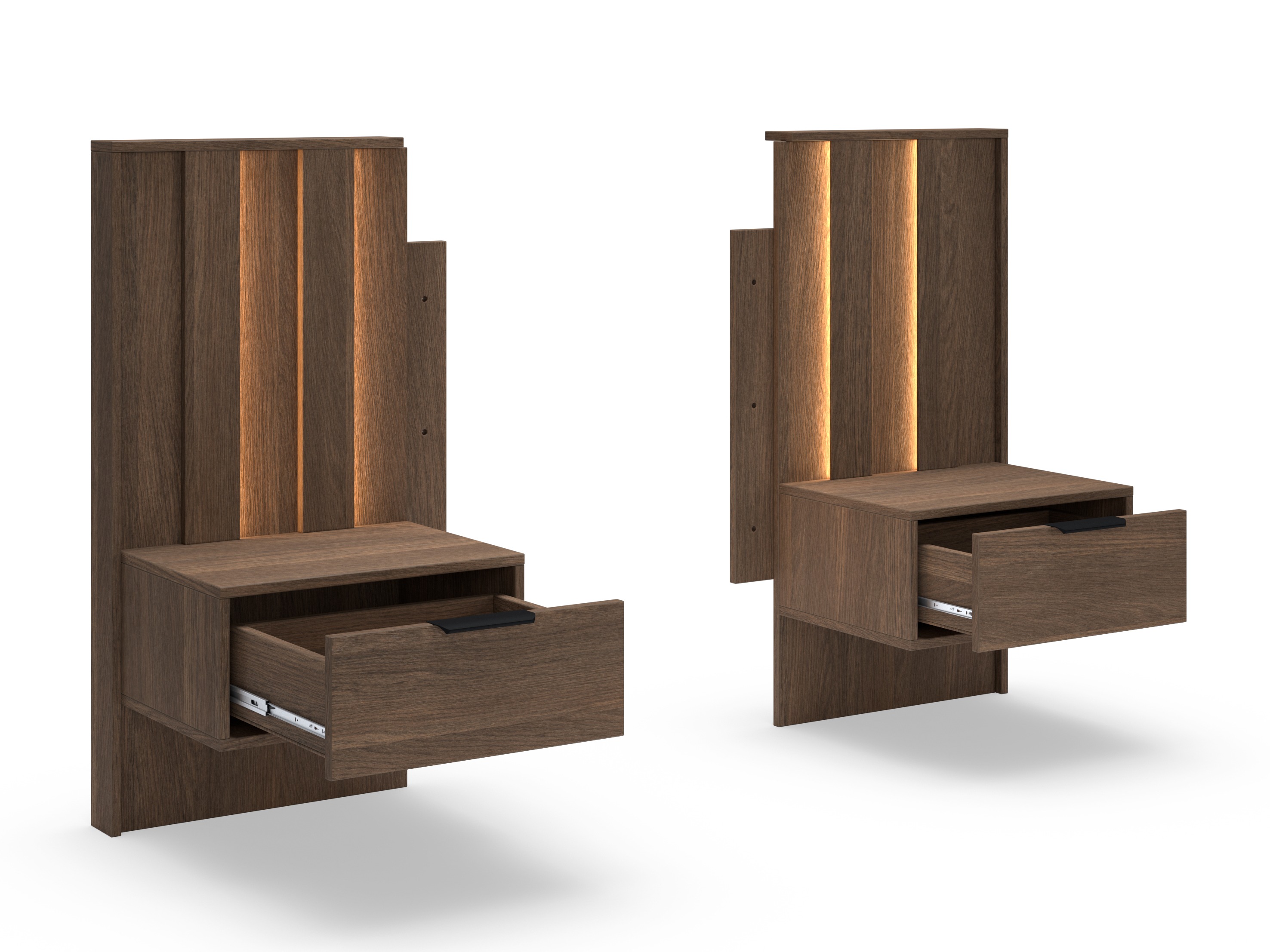 Ensemble de tables de chevet Levseve 107
