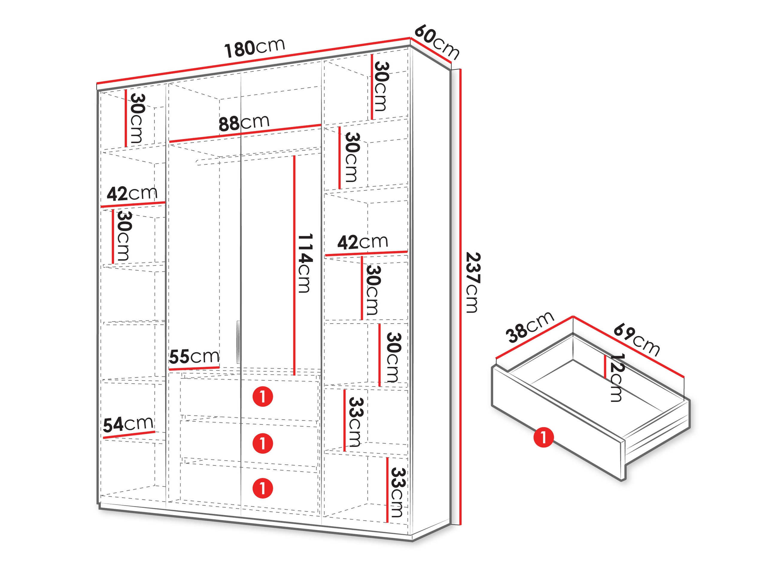 Armoire Toledo 137