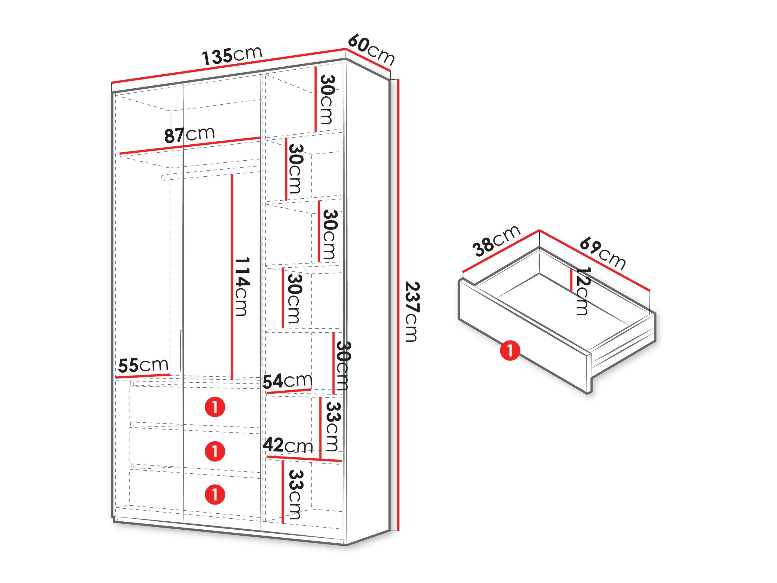 Armoire Toledo 144