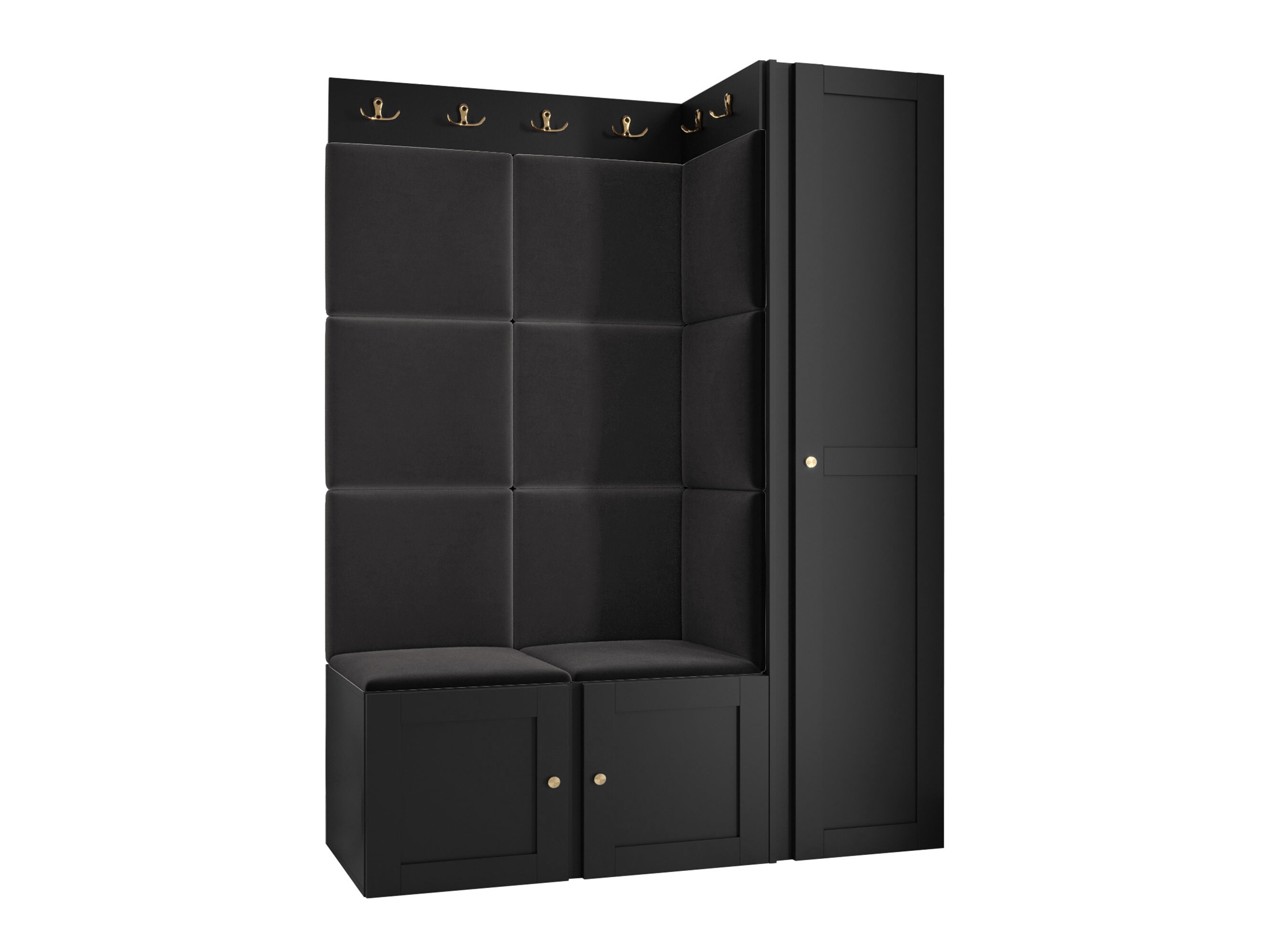 Meuble d'entrée Hartford 377 (Noir)