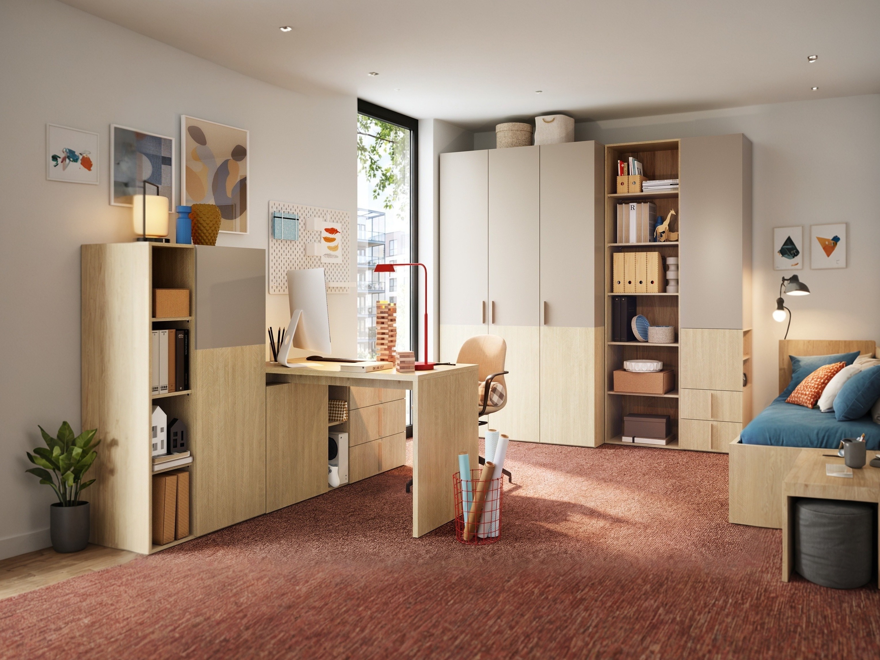 Bureau d'angle Floveni 123
